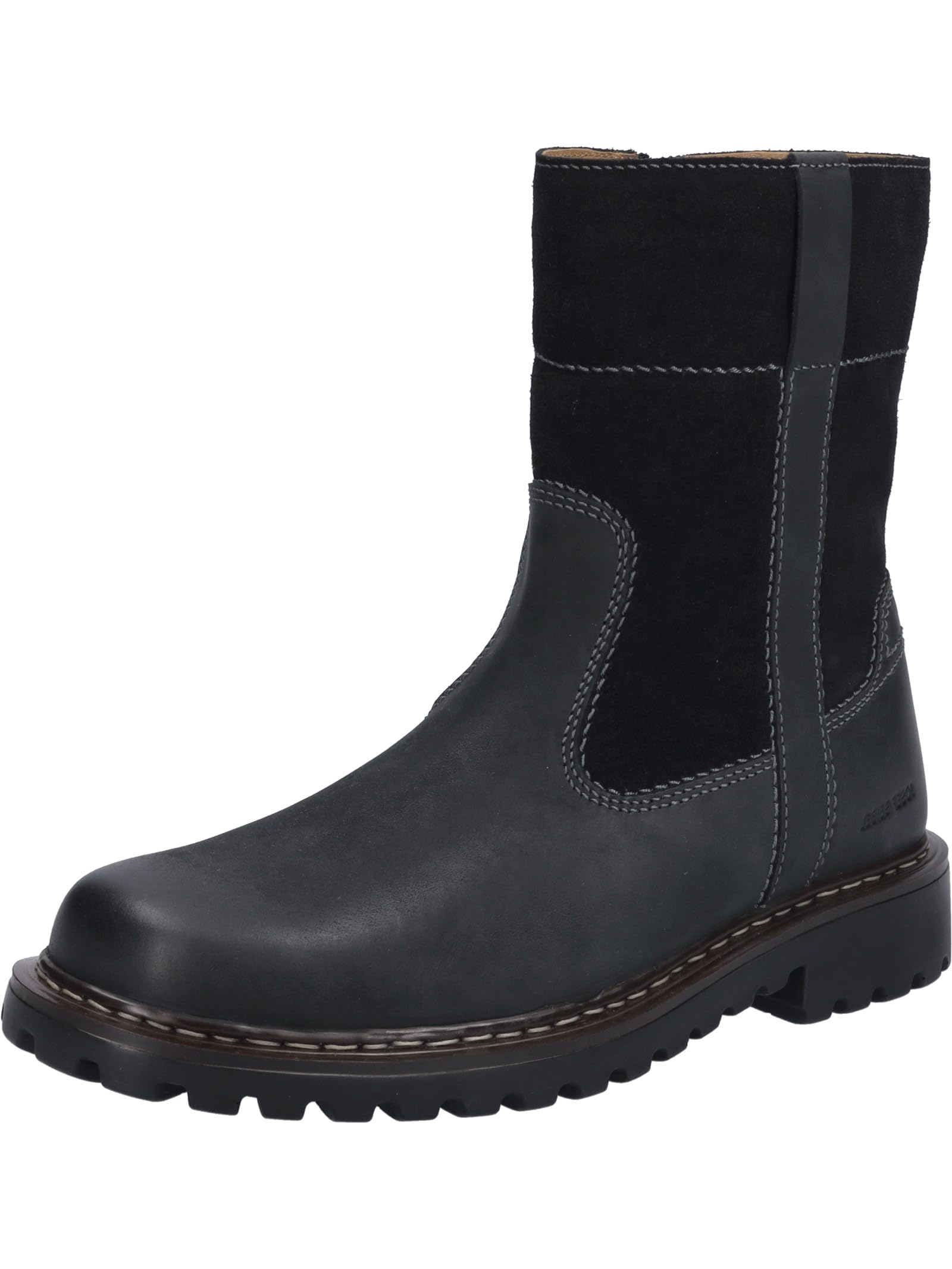 Josef Seibel Men's Combat Boots - Durable Leather Military Boots for Men | Waterproof & Comfortable Work Boots | Perfect for Hiking, Outdoor Work & Casual Wear