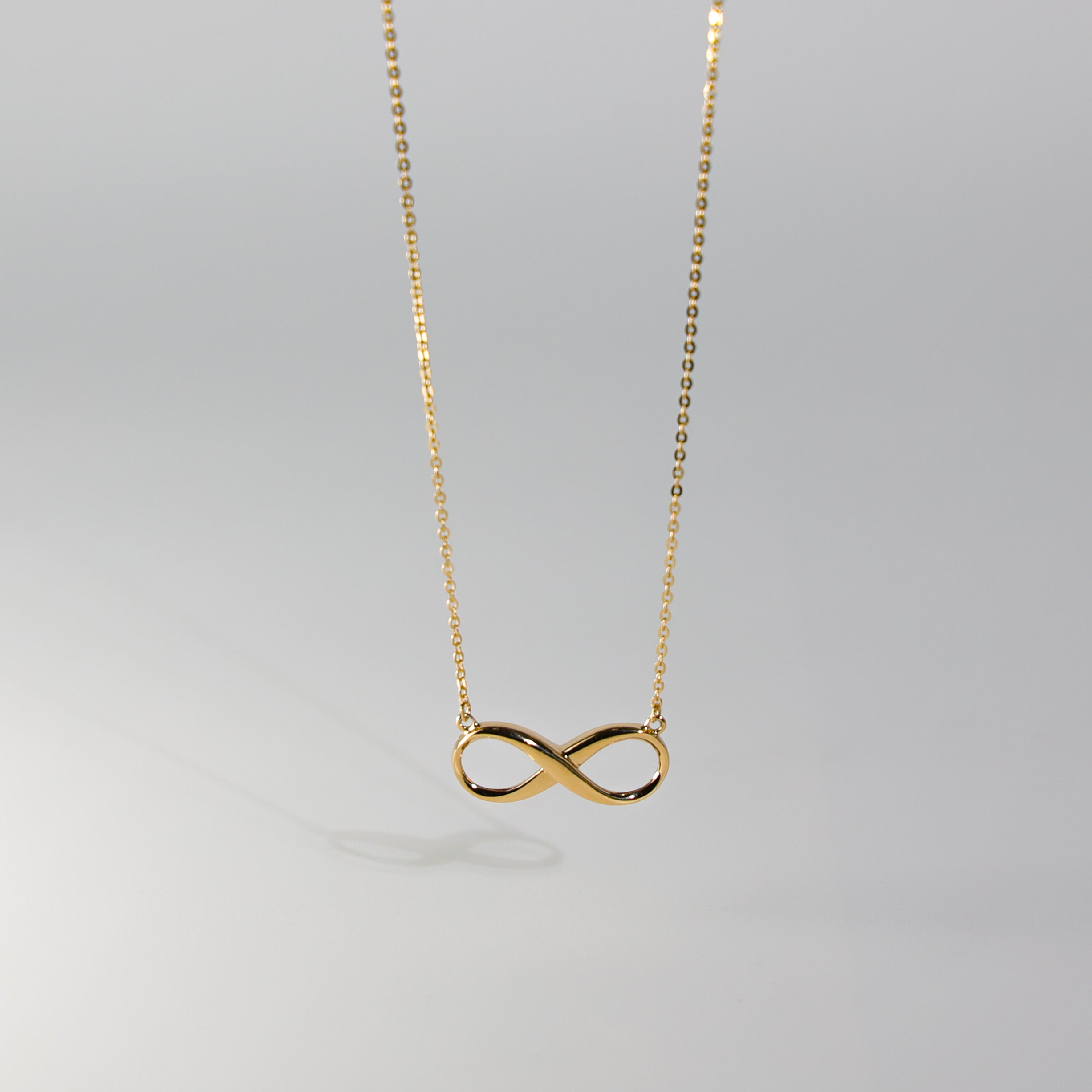 Elegant 14K Gold Infinity Necklace for Women - Model NK0211 - Perfect for Valentine's Day, Anniversary & Everyday Wear