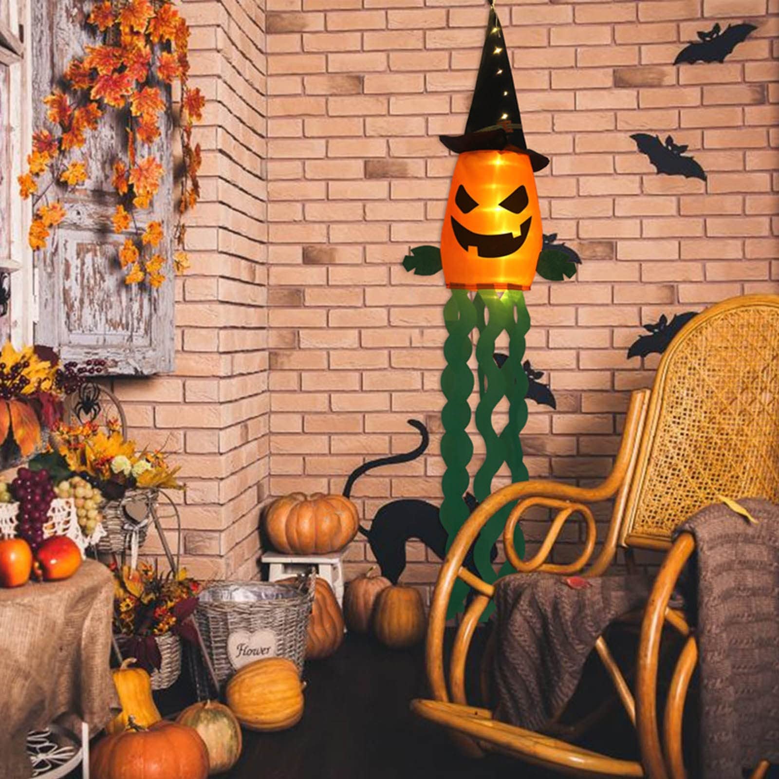 Spooky Halloween Skeleton String Lights - Waterproof Indoor/Outdoor Ghost Hat LED Decor for Party, Yard, Patio, Home & Garden | Perfect for Halloween Night, Haunted House & Themed Events