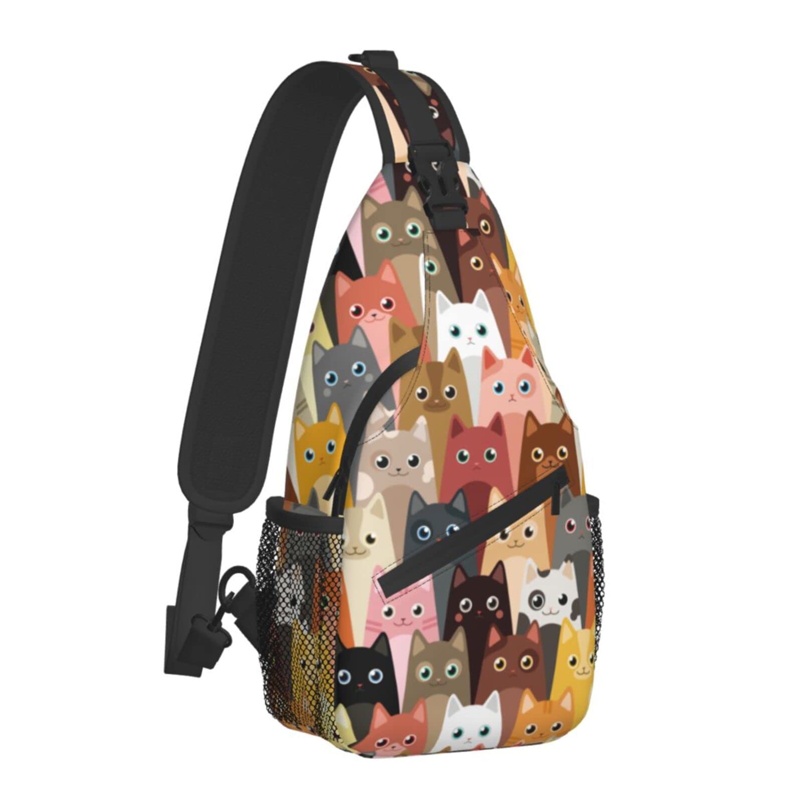 Unisex Sling Backpack for Travel & Hiking - Adjustable Strap