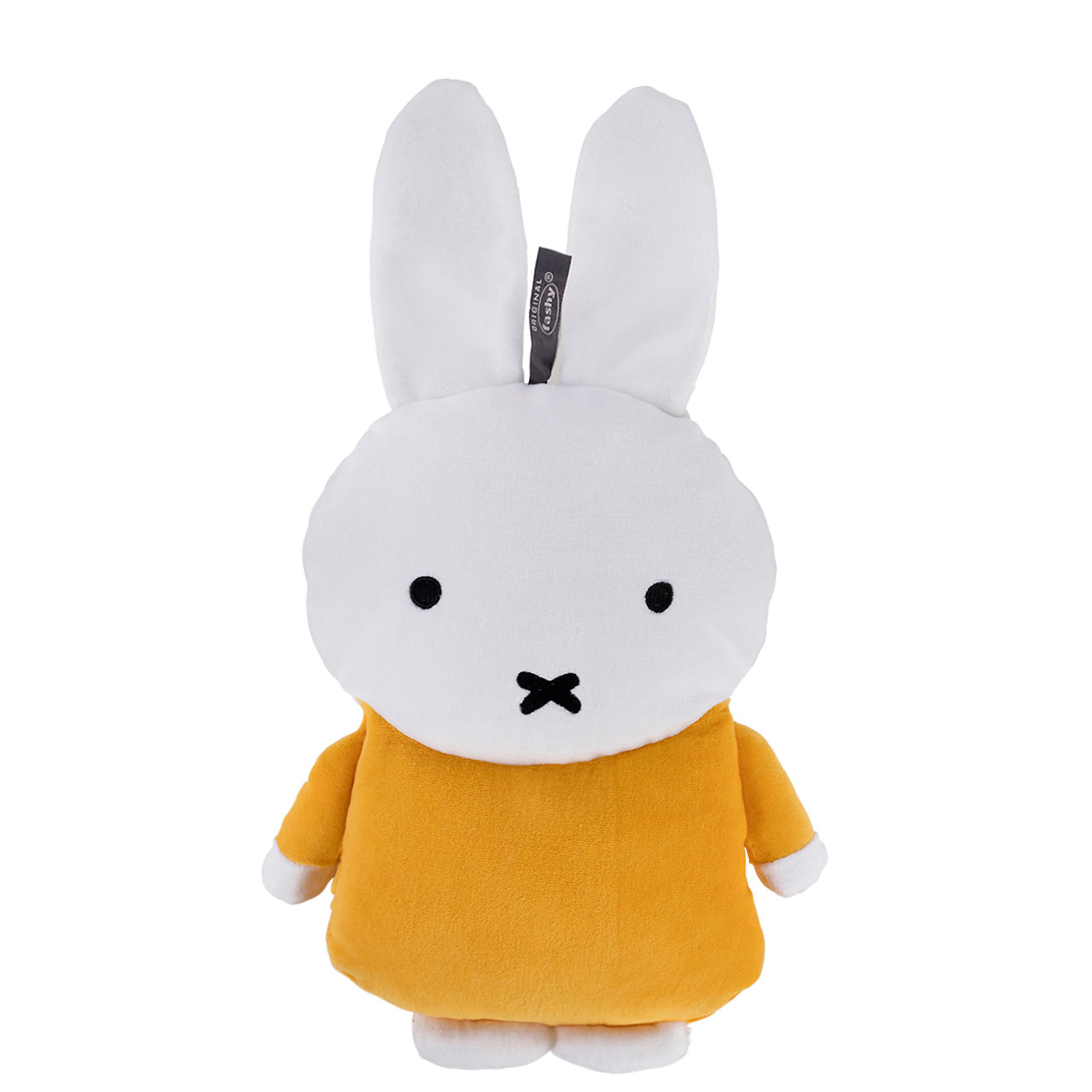 0.8L Fashy Hot Water Bottle with 3D Yellow Miffy Cover - Warm & Cozy for Winter Nights, Period Pain Relief, Bed & Sofa Use