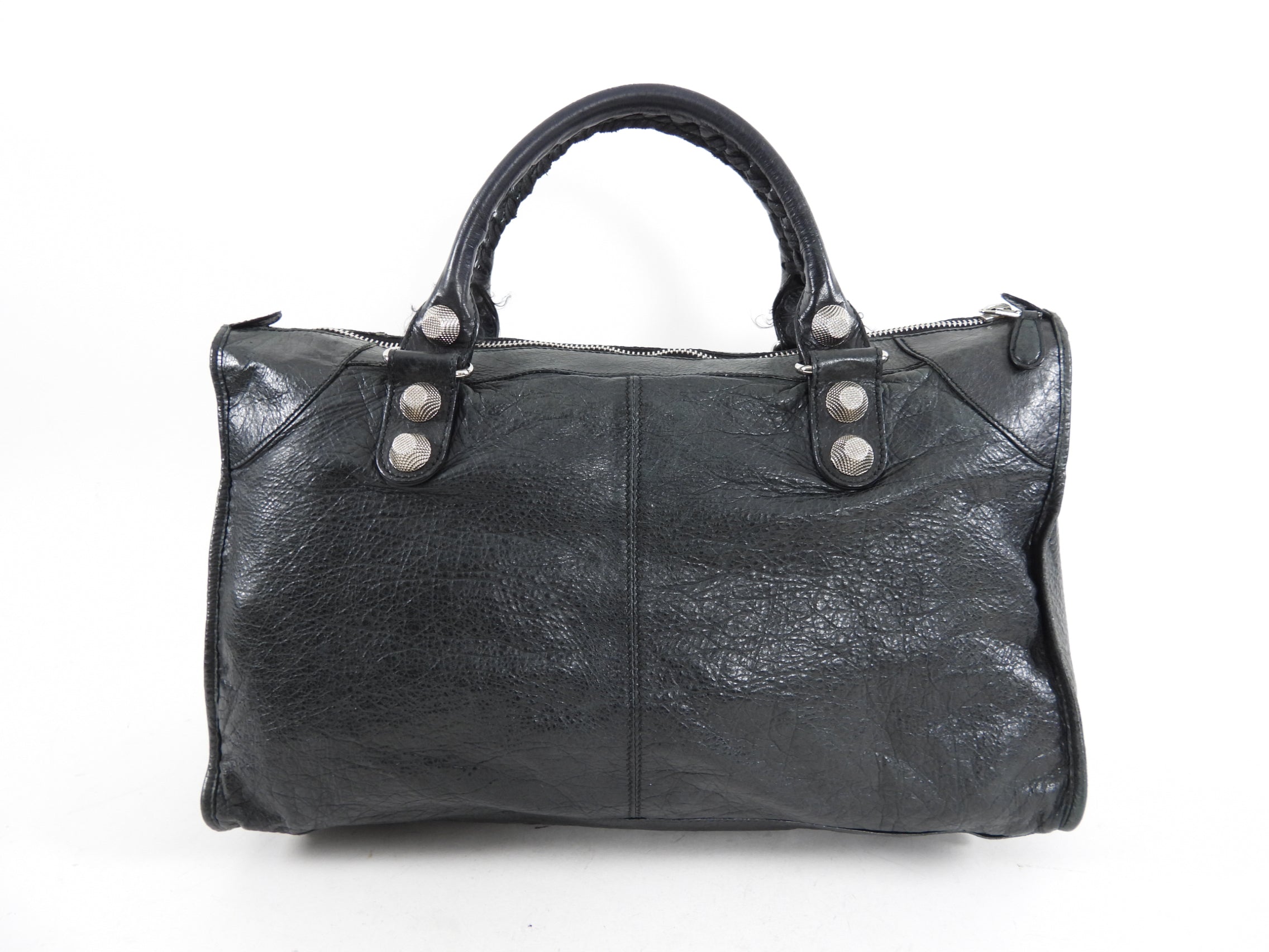 Balenciaga Black Leather Giant 21 Work Bag for Women | Luxury Designer Handbag for Office, Travel & Everyday Use