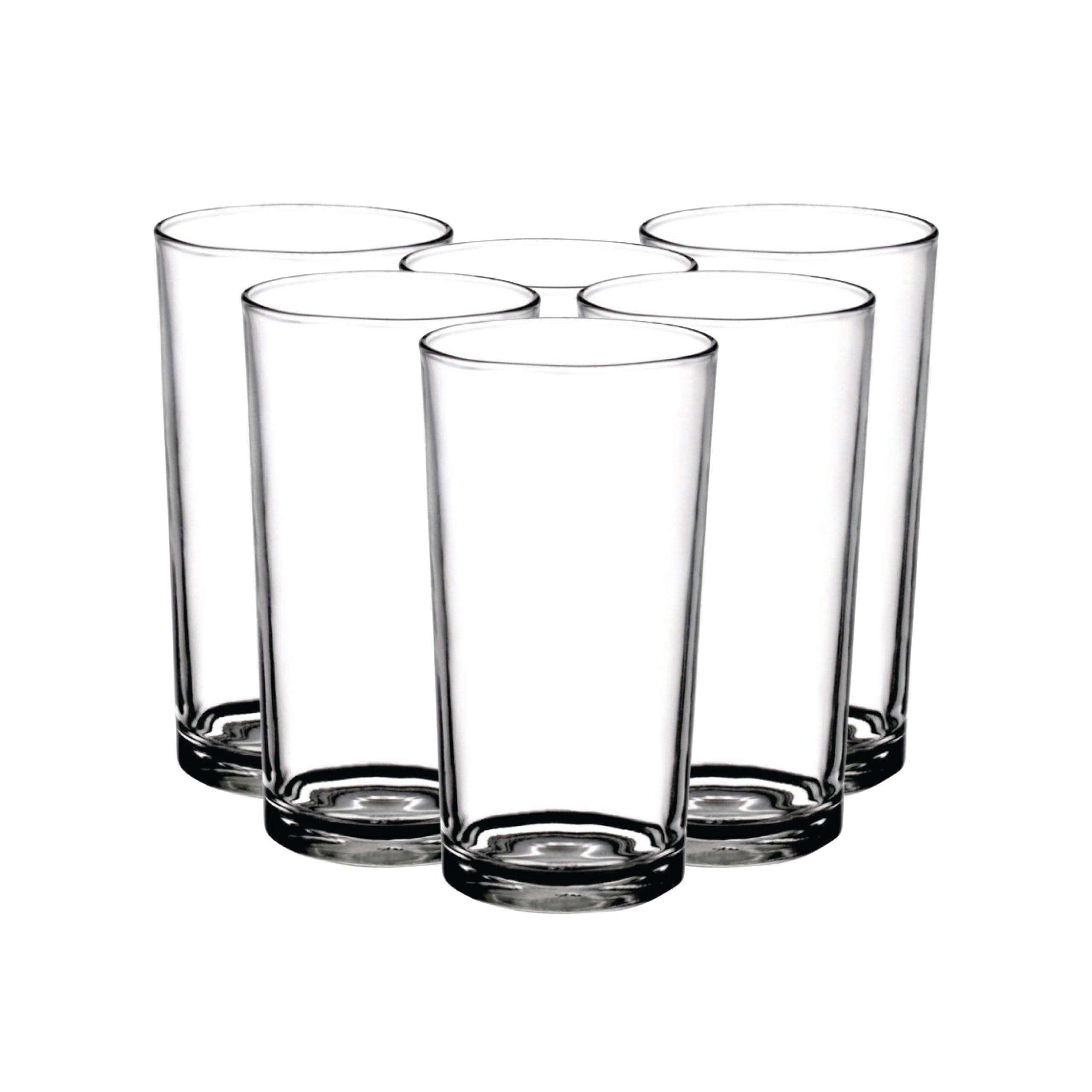 Yera Epitome Glass Tumbler Set of 6 - 285ml Clear Drinking Glasses for Hot & Cold Beverages, Juice, Cocktail, Milkshake & Smoothie | Perfect for Home Use, Parties, Restaurants & Gifts | Great for Daily Use, Entertaining Guests & Special Occasions