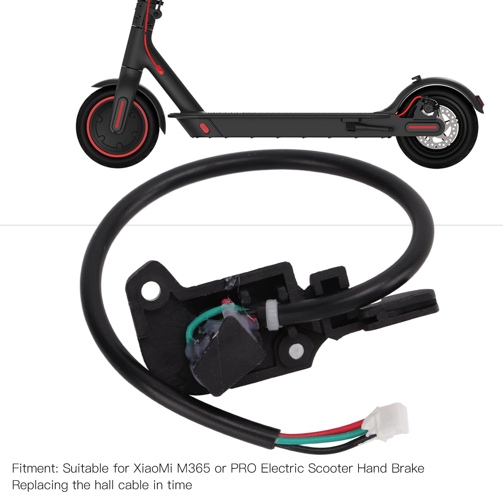 Dilwe M365 PRO Scooter Handbrake Replacement Kit - Hall Sensor ABS Brake Cable Wire for Xiaomi M365 PRO Electric Scooter - Perfect for Commuting, Urban Travel & Last-Mile Transportation