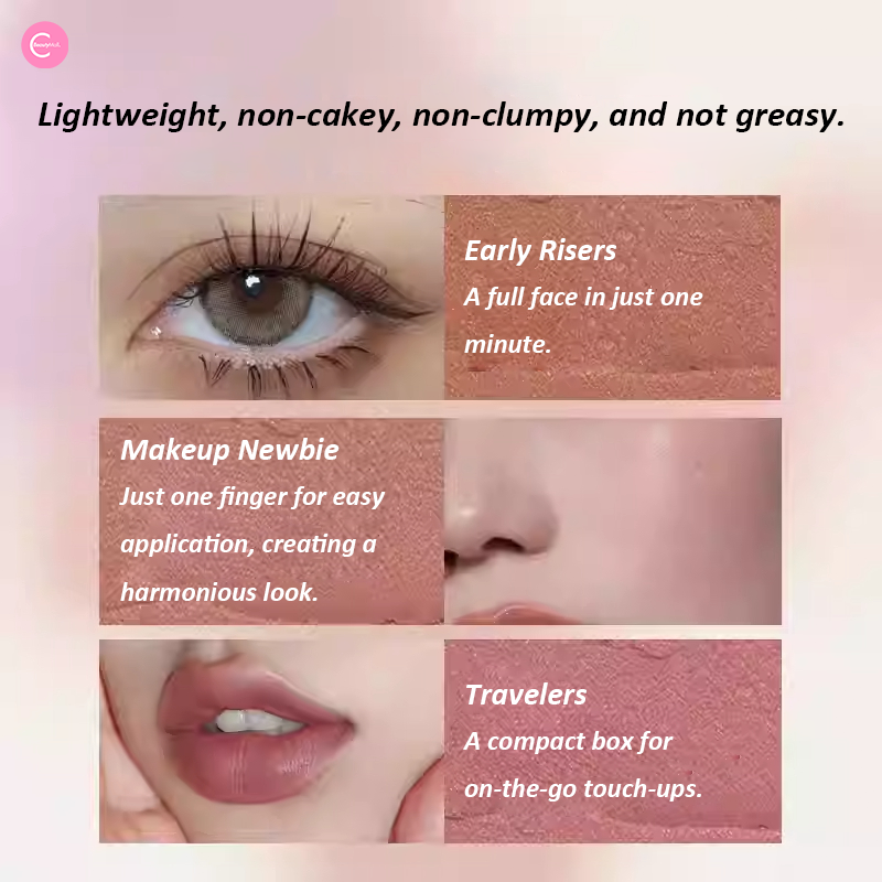 RED CHAMBER Floral Life Multi-Purpose Lip & Cheek Balm - Natural Tinted Moisturizer for Dry Lips & Blush | Perfect for Everyday Makeup & On-The-Go Touch Ups