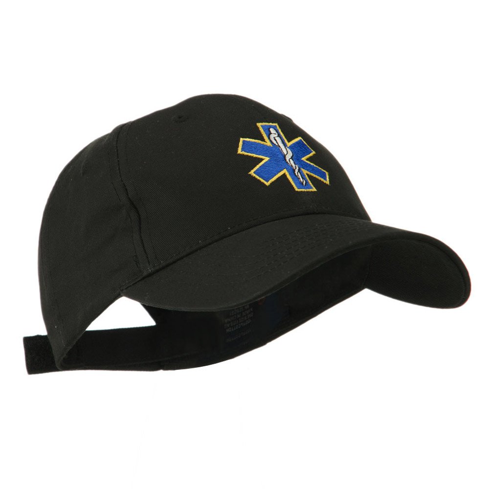 Star of Life Embroidered Baseball Cap for EMT & First Responders - Premium Adjustable Snapback Hat for Medical Professionals & Emergency Services