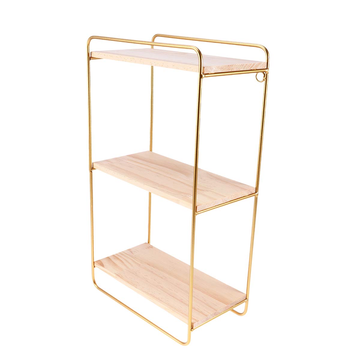 Cabilock 3-Tier Wall Mounted Shelf - Rustic Wood Floating Shelves for Living Room, Bedroom, Bathroom - Perfect for Home Decor, Books, Plants & Storage