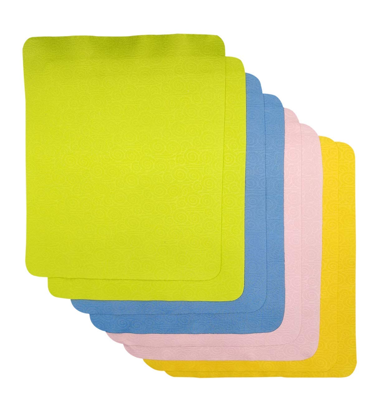 Premium Microfiber Eyeglass Cleaning Cloth Kit (8-Pack, 4 Colors) - Ultra-Soft Lens Cleaning Cloths for Glasses, Watches, Cameras, Smartphones, iPads, Tablets & Laptop Screens - Scratch-Free Screen Cleaner for Daily Use at Home, Office & Travel