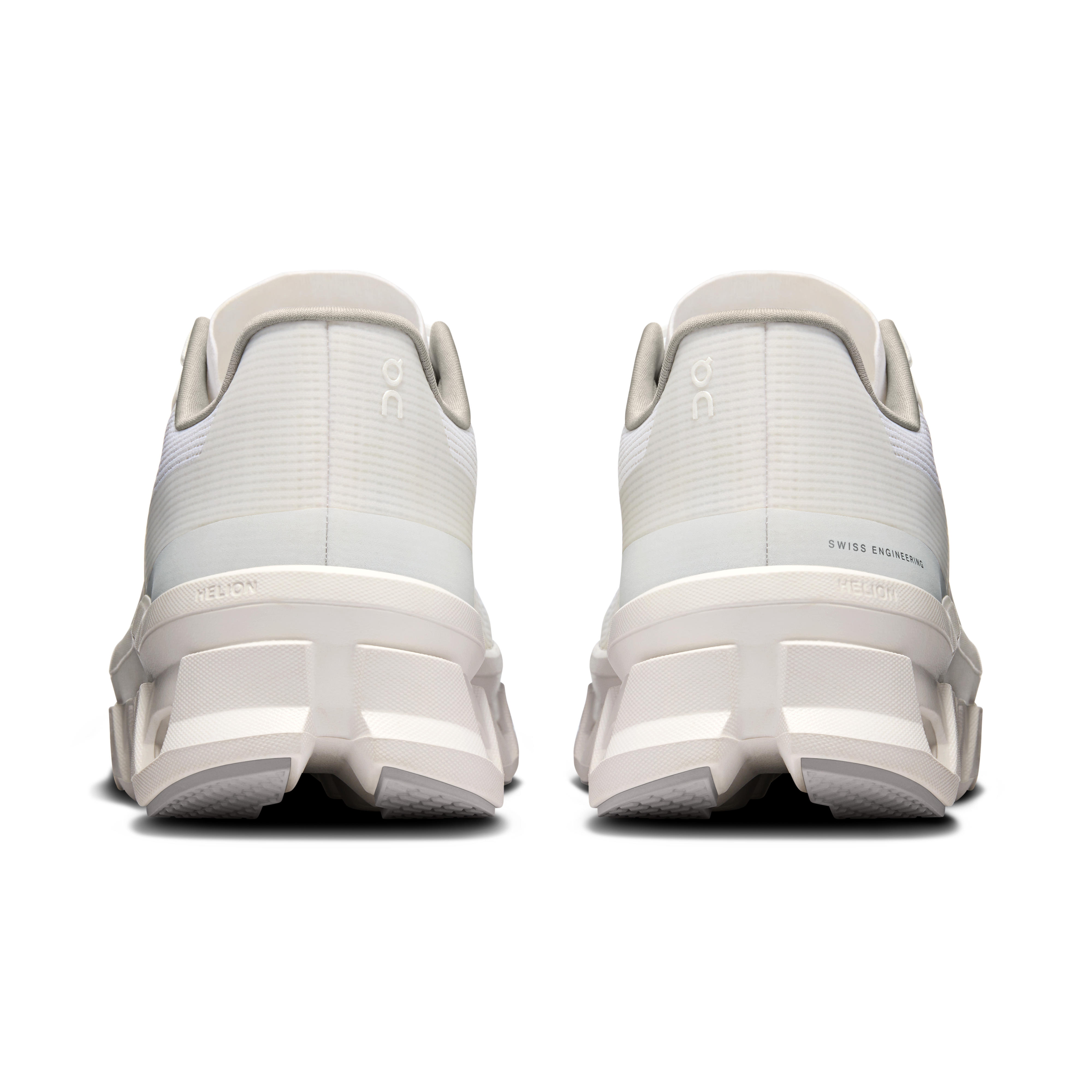 On Running Men's Cloudmonster Void Running Shoes - White/White | Lightweight Cushioned Sneakers for Marathon Training & Road Running