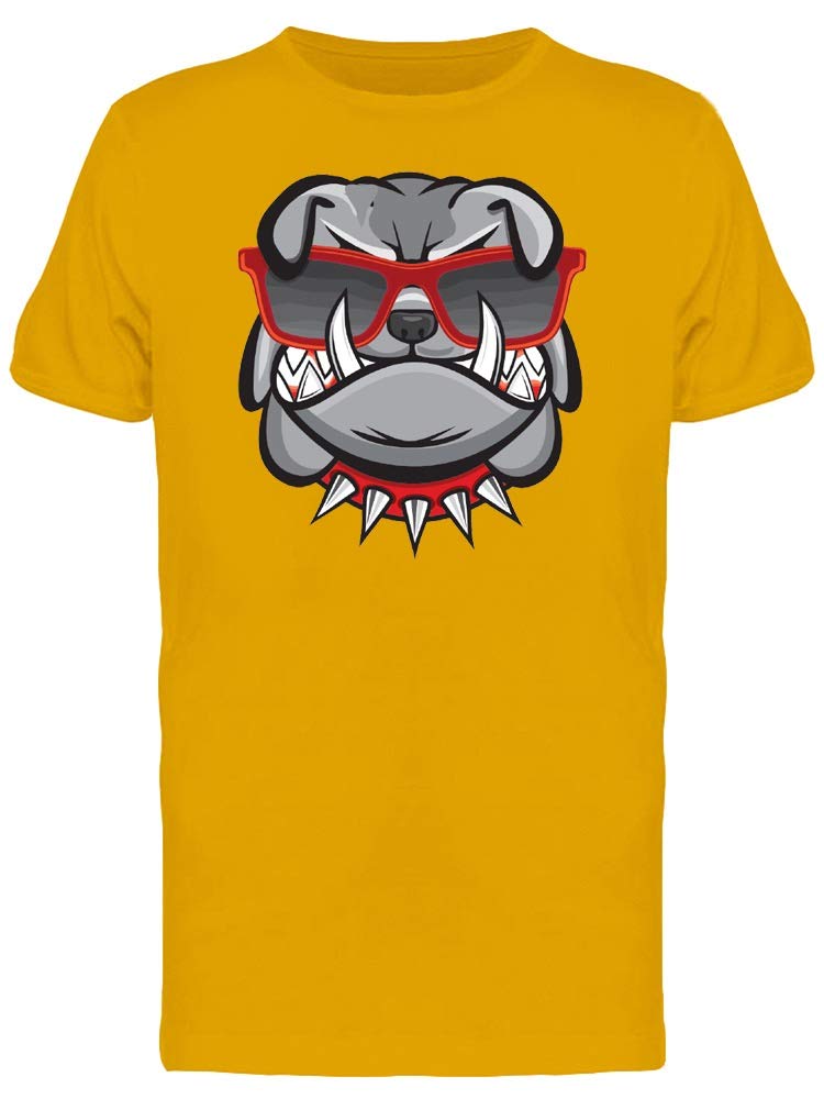 Smartprints Mad Dog with Retro Glasses T-Shirt for Men | Vintage Graphic Tee | Casual Streetwear | Perfect for Parties, Gifts & Everyday Wear