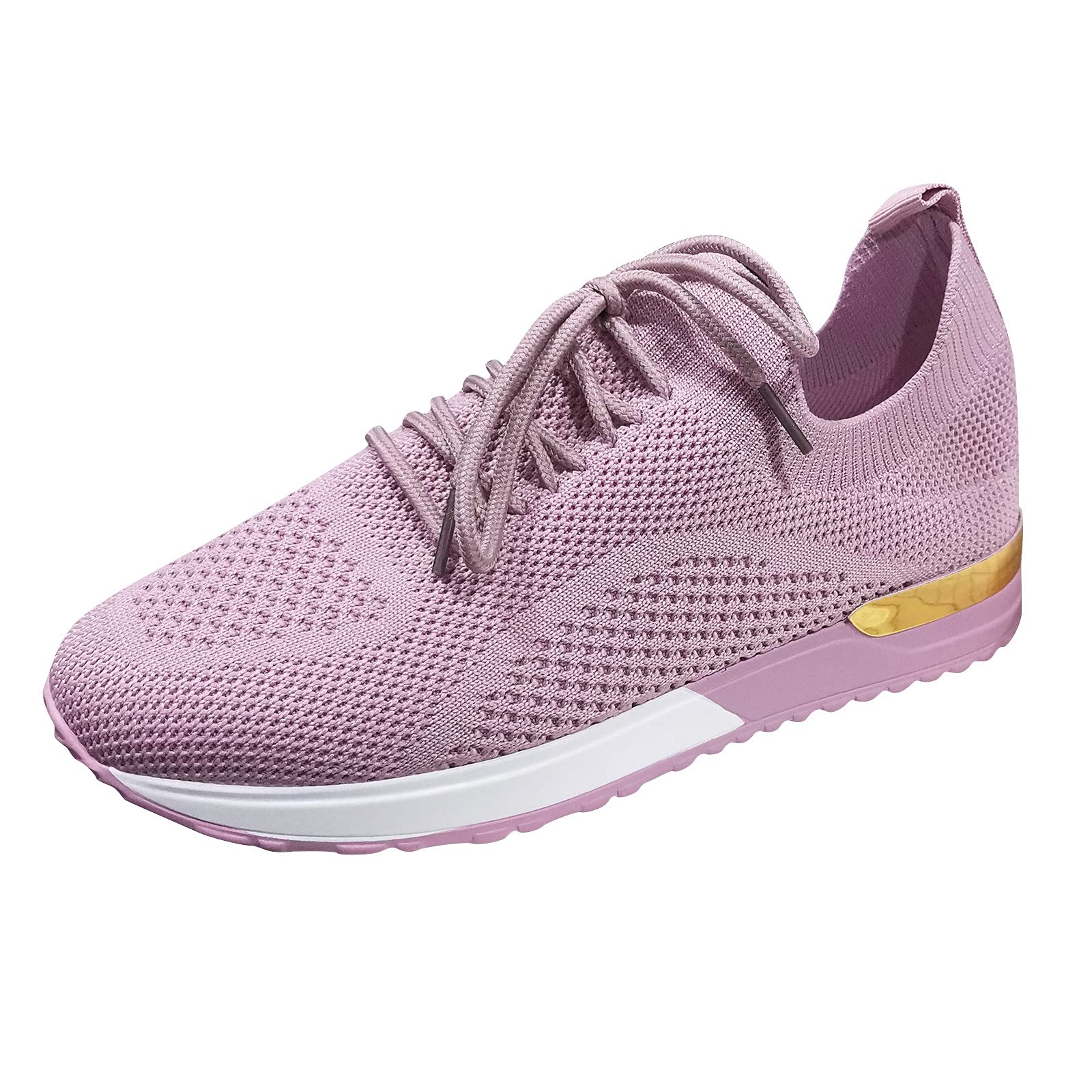 Breathable Women's Running Shoes - Non-Slip Fashion Sneakers for Walking, Jogging & Gym Workouts | Lightweight Purple Canvas Sport Shoes (Size 10) | Perfect for Outdoor Activities & Casual Wear