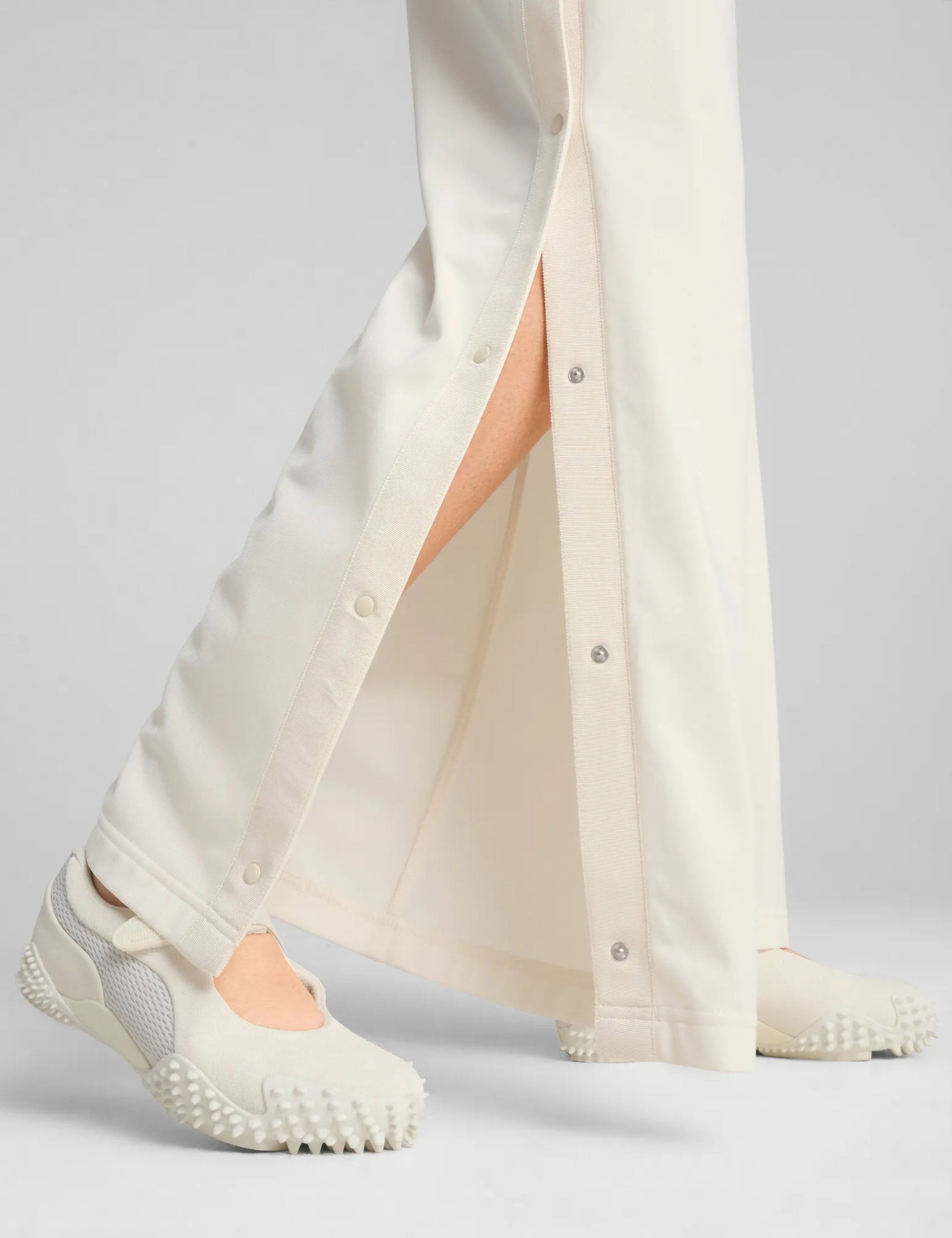 Low Rise Popper Pants for Women - Alpine Snow Stretch Denim Jeans | Comfortable Casual & Streetwear Outfits for Everyday Wear
