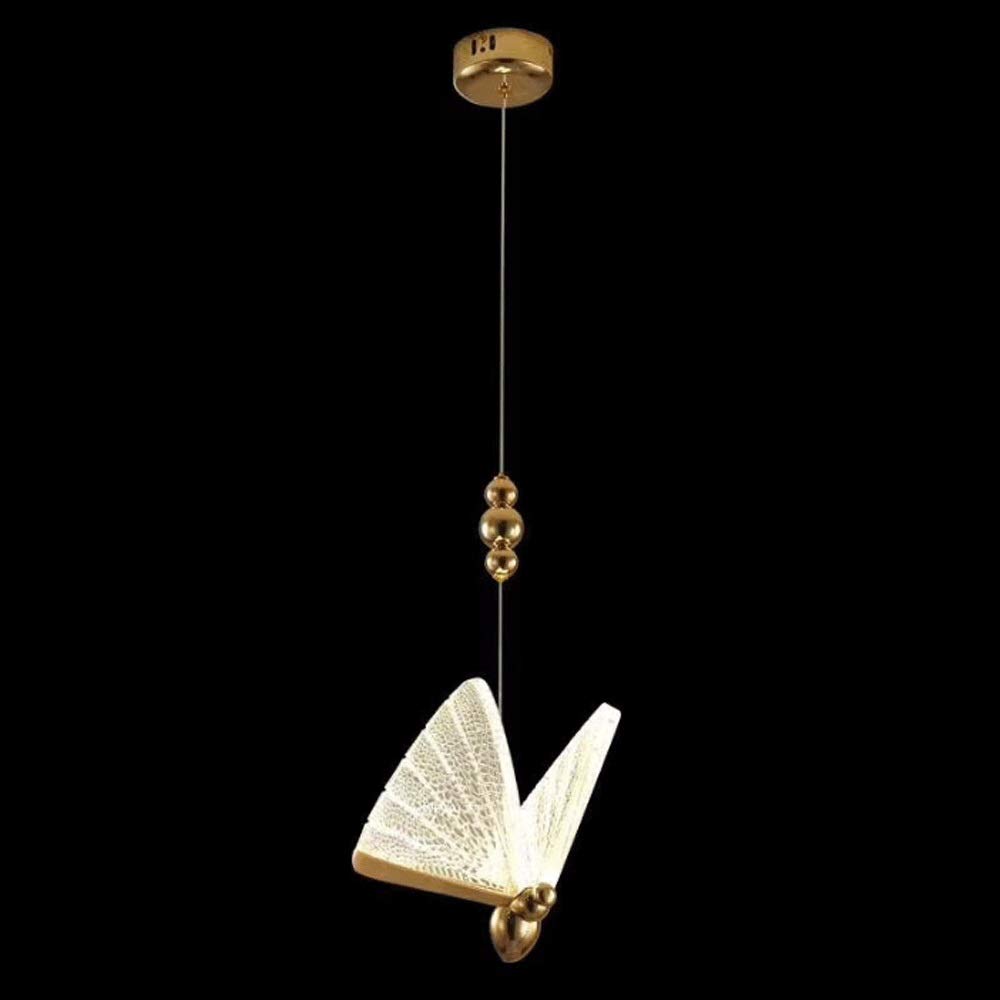 Modern LED Chandelier - Minimalist Butterfly Design Acrylic Pendant Light for Restaurant, Bar & Coffee Shop [Energy Class A++] | Elegant Dining & Commercial Lighting Decor