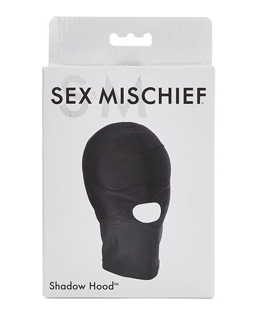 Sex & Mischief Shadow Hood - Black Gothic Punk Hoodie for Women & Men | Perfect for Halloween, Cosplay & Alternative Fashion
