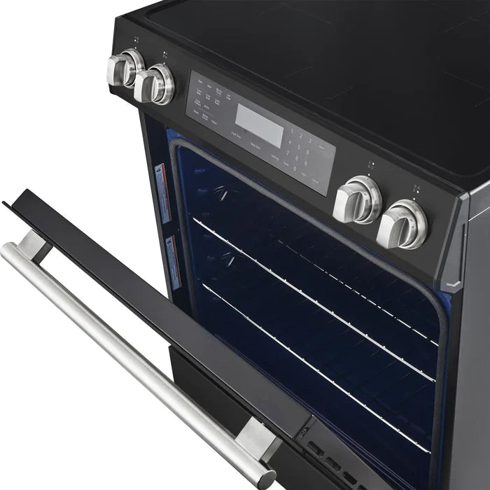 Forno Espresso Donatello 30 Inch Slide-In Induction Range with 5 Burners - FFSIN0905 | Energy Efficient Electric Stove for Modern Kitchens | Perfect for Baking, Cooking & Entertaining