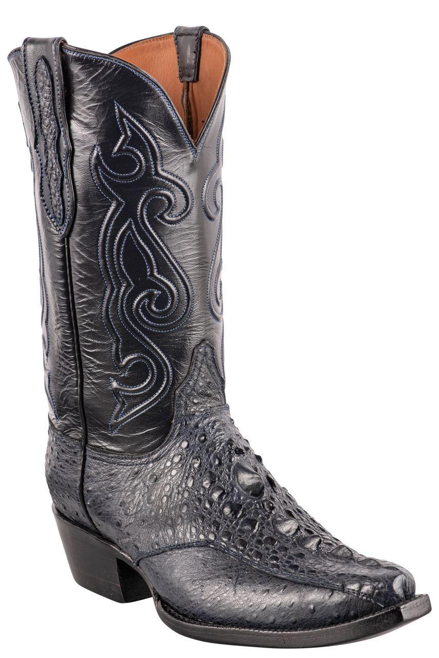 **Exclusive Black Jack Snapping Turtle Cowboy Boots in Navy – Premium Western Boots for Men & Women – Perfect for Rodeo, Country Dancing & Outdoor Adventures**