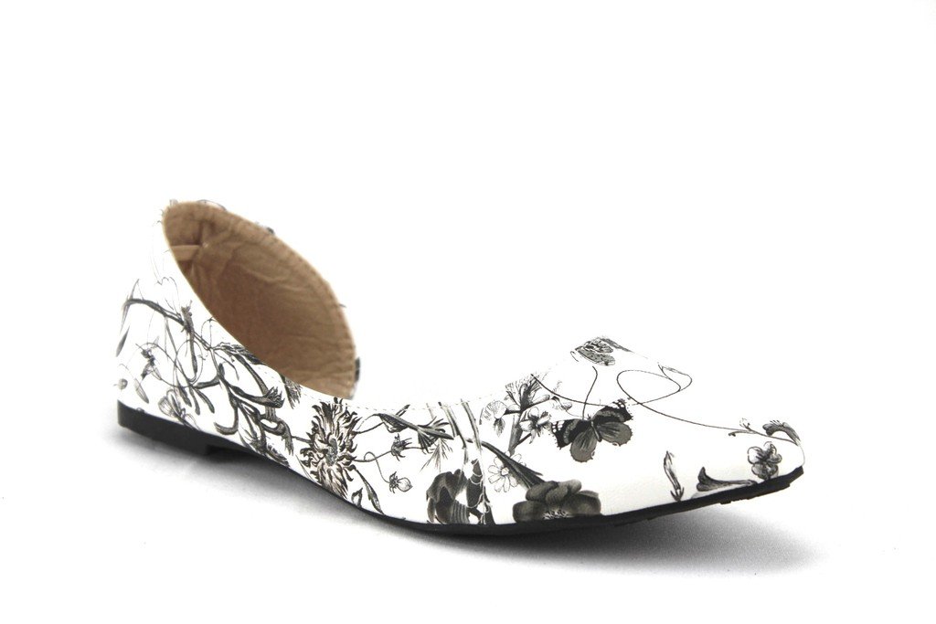 JYNX Ladies Candy1 Open Side Slip-On Flats - Comfortable Casual Shoes for Women, Perfect for Walking, Office, and Daily Wear