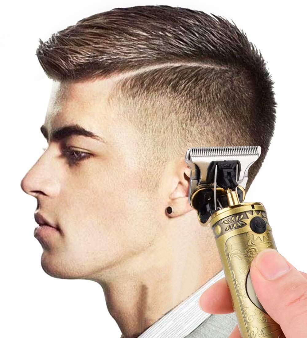Professional Buddha Style Hair Trimmer for Men - Adjustable Blade Clipper & Shaver with Retro Oil Head for Precise Close Cutting (OPS659) - Perfect for Home Grooming, Barber Shops, and Travel Use