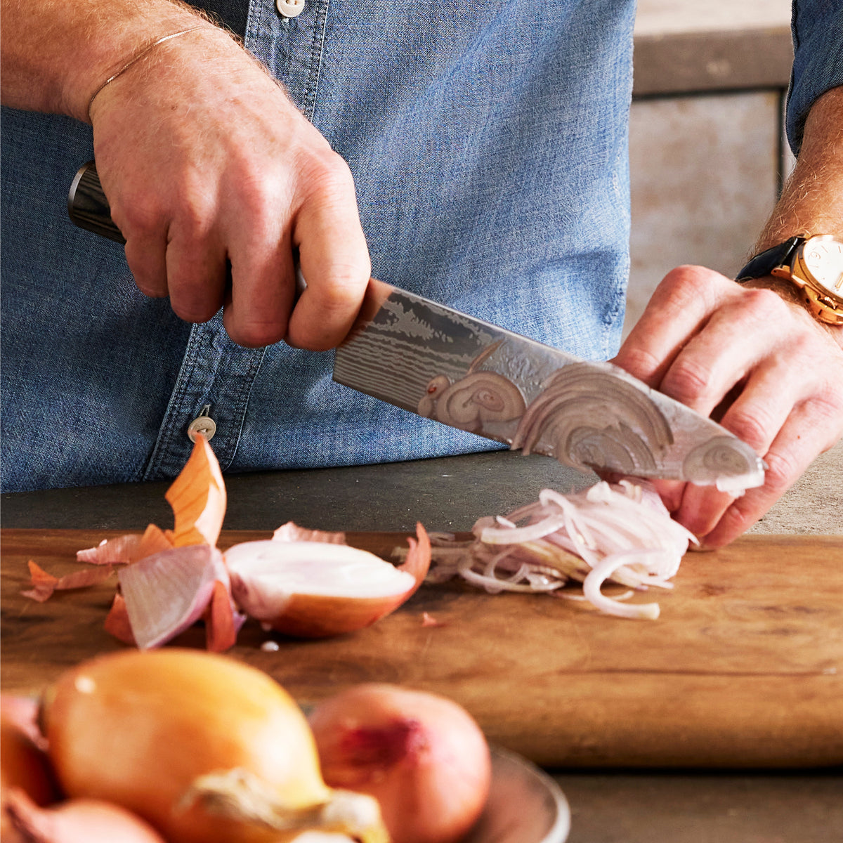 Bobby Flay by GreenPan Premium Stainless Steel 3-Piece Knife Set - Professional Chef Knives for Cooking, Slicing & Dicing - Perfect for Home Kitchens & Culinary Gifts