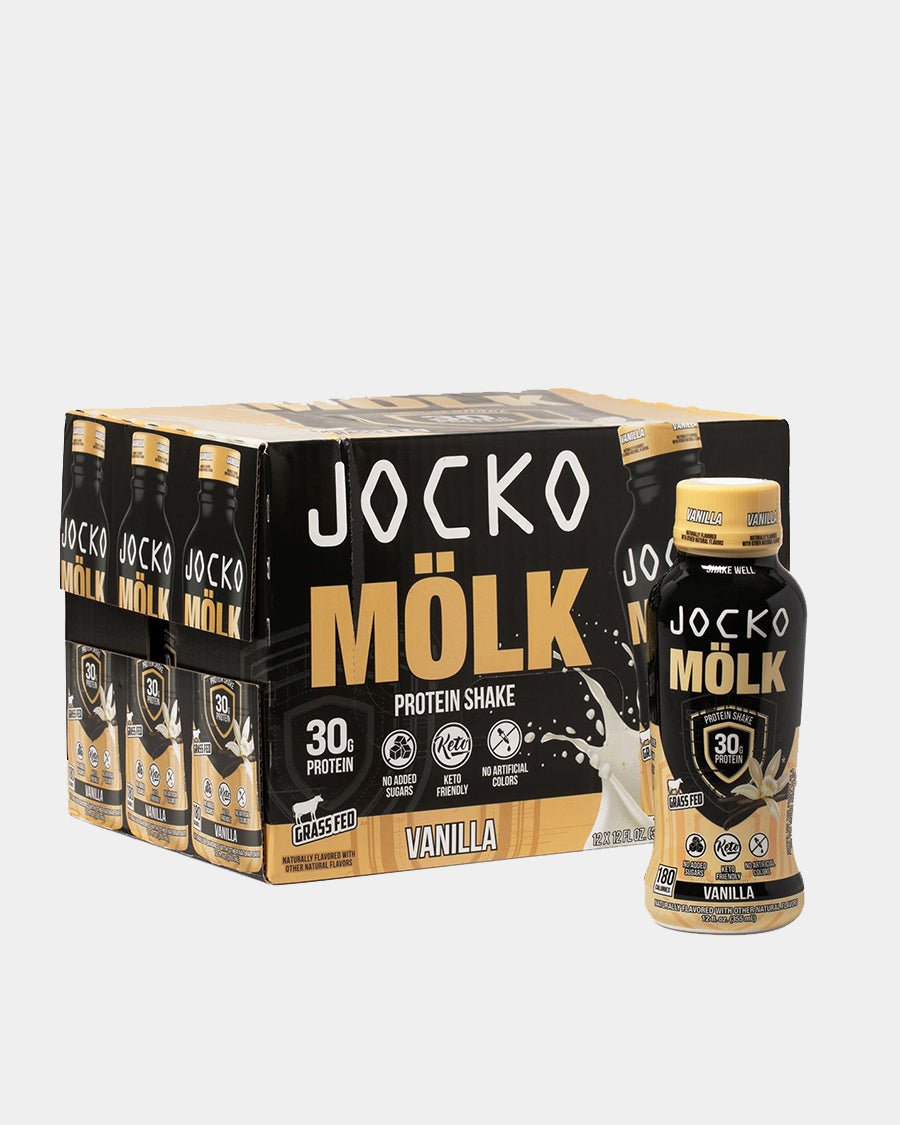 JOCKO Molk RTD Protein Shake - Premium Ready-to-Drink Whey Protein for Muscle Recovery & Growth | Perfect for Post-Workout, On-the-Go Nutrition & Active Lifestyles