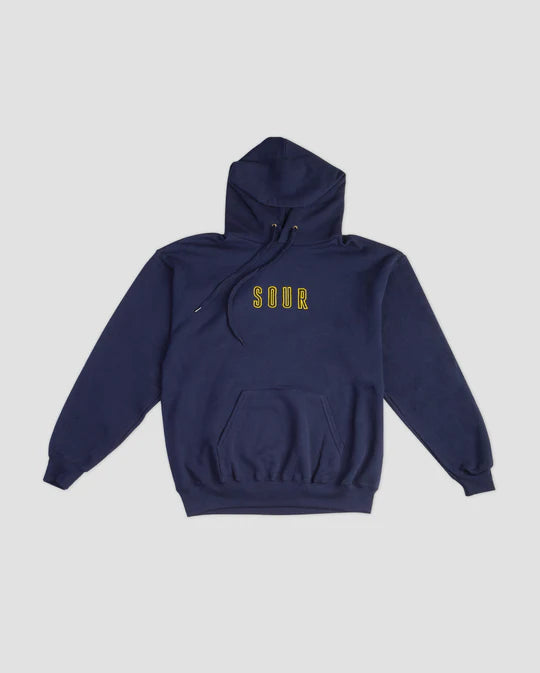 Sour Solution Army Hoodie - Navy & Yellow | Stylish & Comfortable Men's Hooded Sweatshirt for Casual Wear, Street Fashion & Outdoor Activities