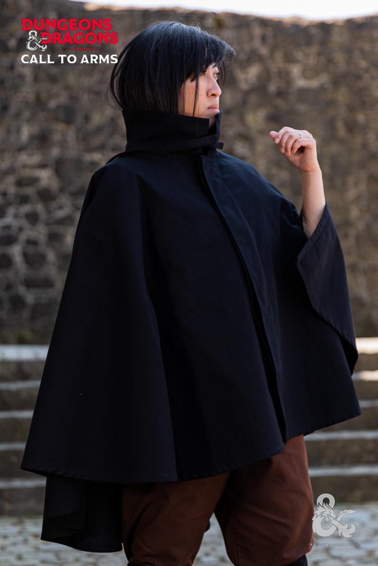 Dungeons & Dragons Rogue Costume Set - Dark Black & Brown Outfit for Cosplay, LARP & Fantasy Roleplaying Games | Perfect for Halloween, Conventions & D&D Adventures