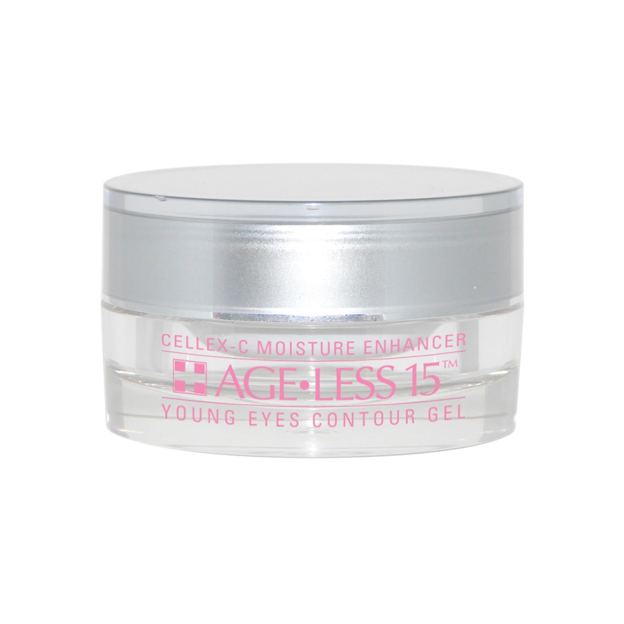 Cellex C Age-Less Eye Contour Gel for Dark Circles & Wrinkles - 0.5 fl oz Anti-Aging Eye Cream - Brightening & Firming Under Eye Treatment for Men & Women - Perfect for Nighttime Skincare Routine