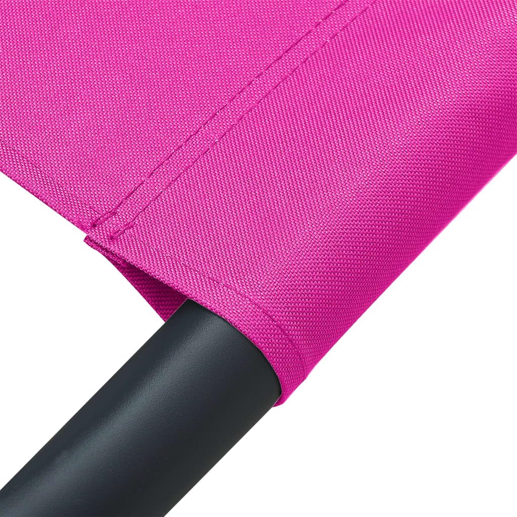 Pink Outdoor Patio Lounge Bed Fabric - Waterproof & Durable for Garden, Poolside, and Backyard Relaxation