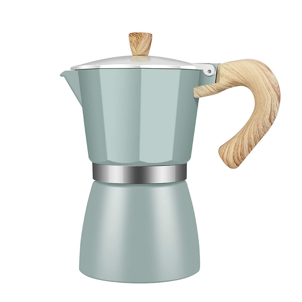 Premium Aluminum Moka Pot Stovetop Espresso Maker - 3 Cup (150ml) Italian Coffee Percolator for Rich Espresso & Mocha - Perfect for Home, Office & Camping Brewing