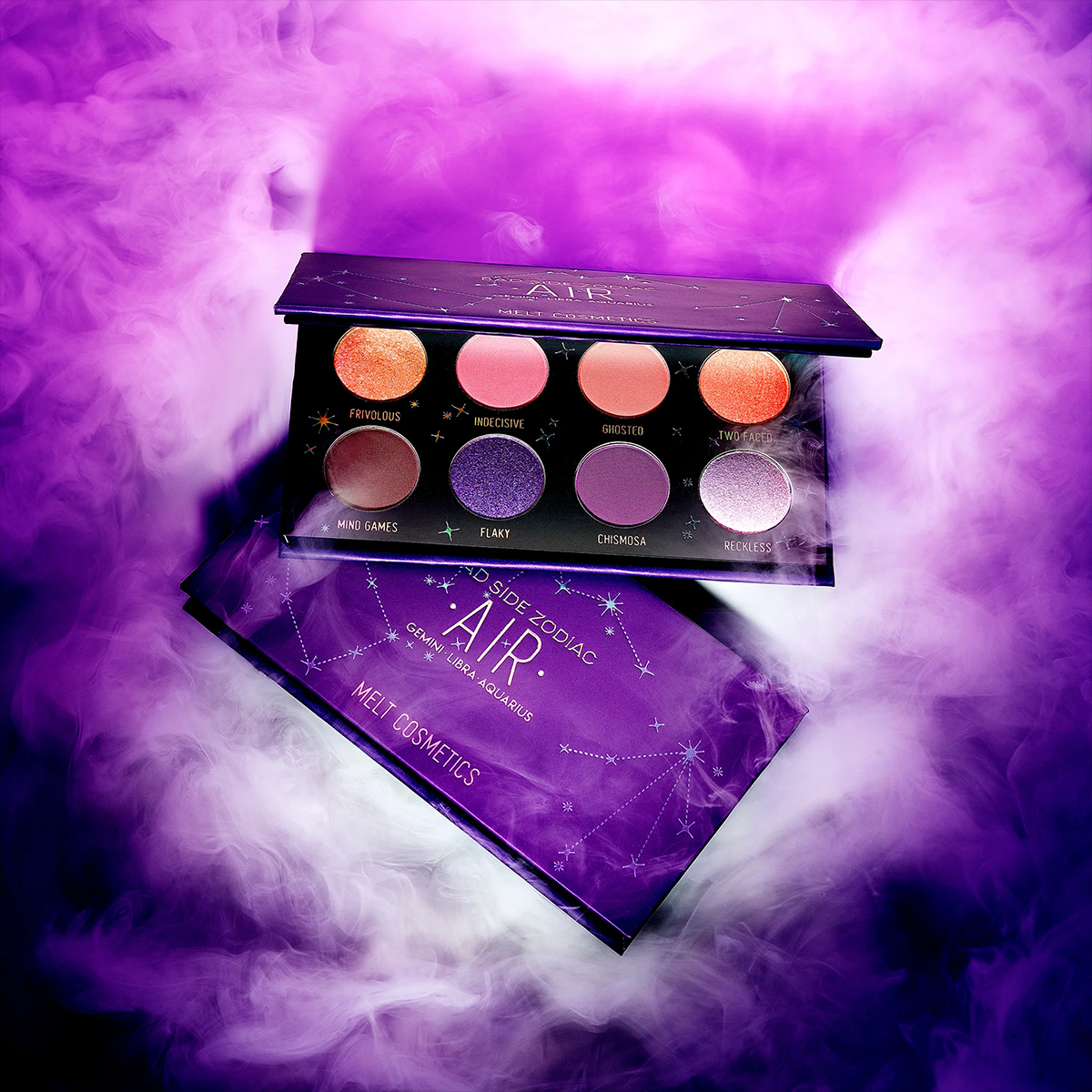 Air Mini Eyeshadow Palette - 12 Highly Pigmented Matte & Shimmer Shades, Vegan & Cruelty-Free | Perfect for Travel, Everyday Makeup & Professional Looks
