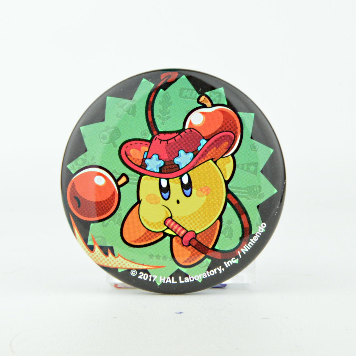 Official Nintendo Kirby Battle DX Takara Tomy Round Can Badge Pin - Cute Collectible Anime Character Accessory for Backpacks, Jackets & Cosplay