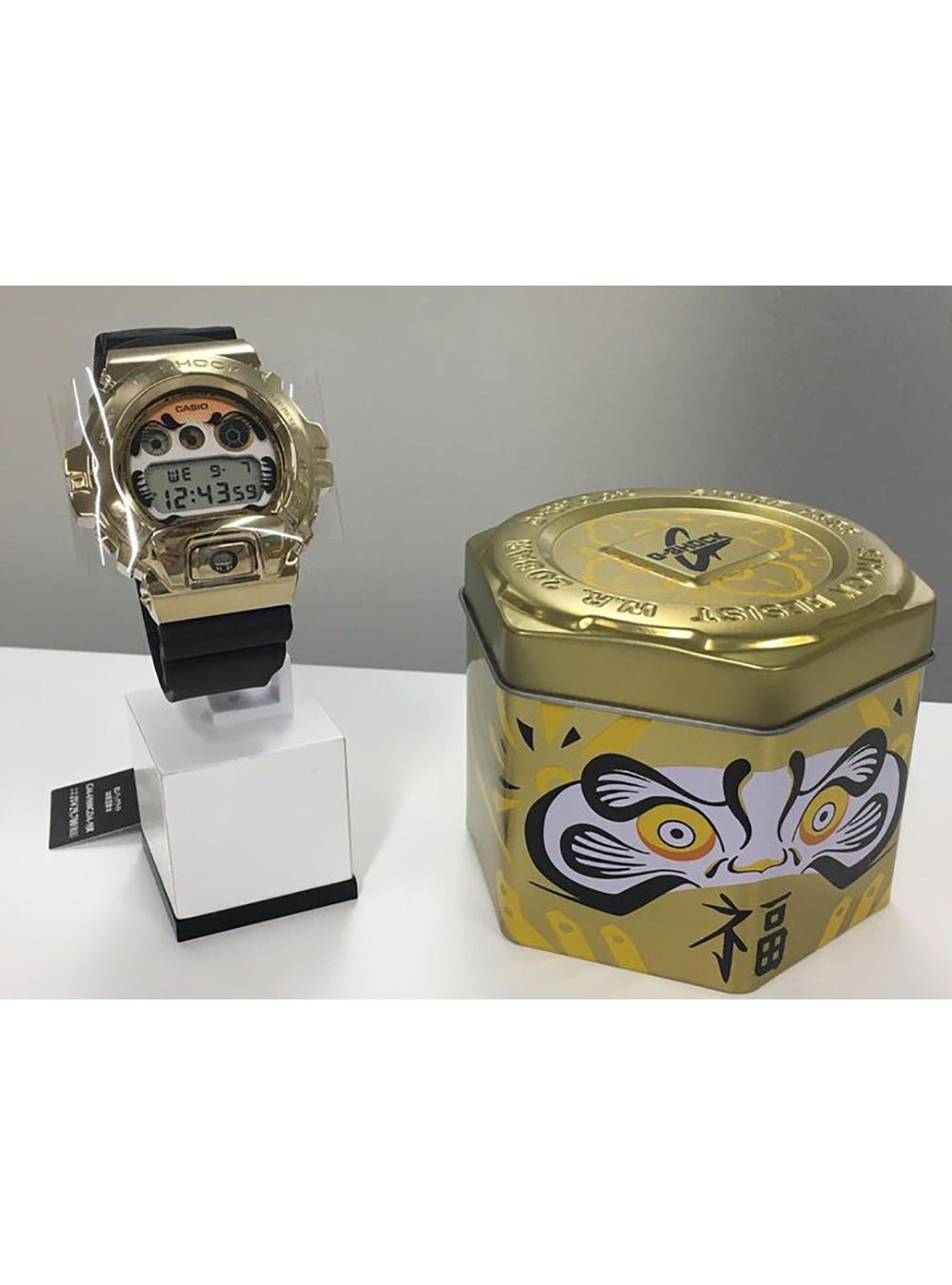 CASIO G-SHOCK GM-6900GDA-9JR Limited Edition Gold Daruma Watch - JDM Exclusive - Durable Sports & Casual Wear for Men