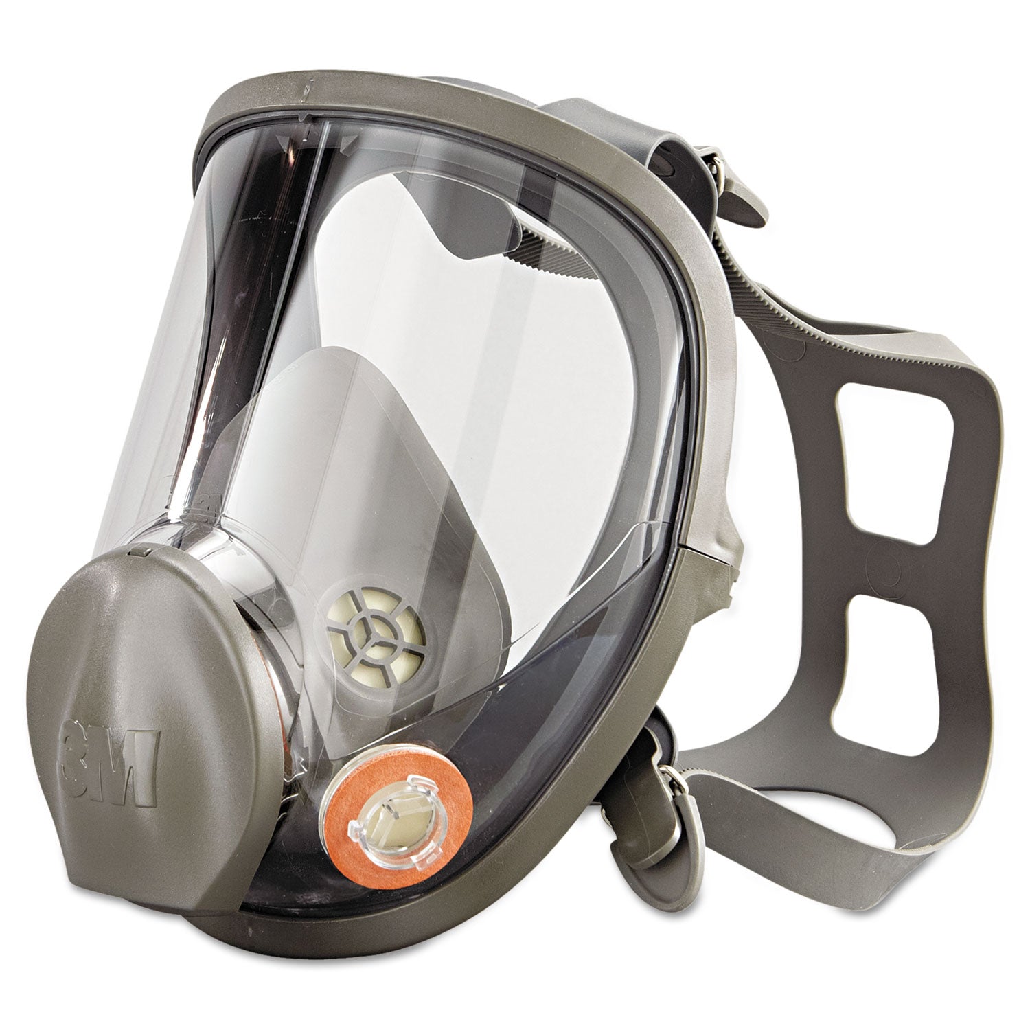 3M™ 6000 Series Full Facepiece Respirator - Reusable, Large Size for Industrial Safety, Painting, Chemical Handling & Woodworking