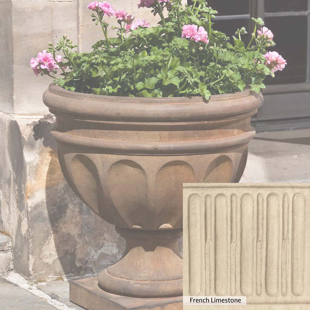 Campania International Augusta Urn - Elegant Outdoor Garden Urn for Flowers, Plants & Decor | Perfect for Patio, Porch, Cemetery & Memorial Displays