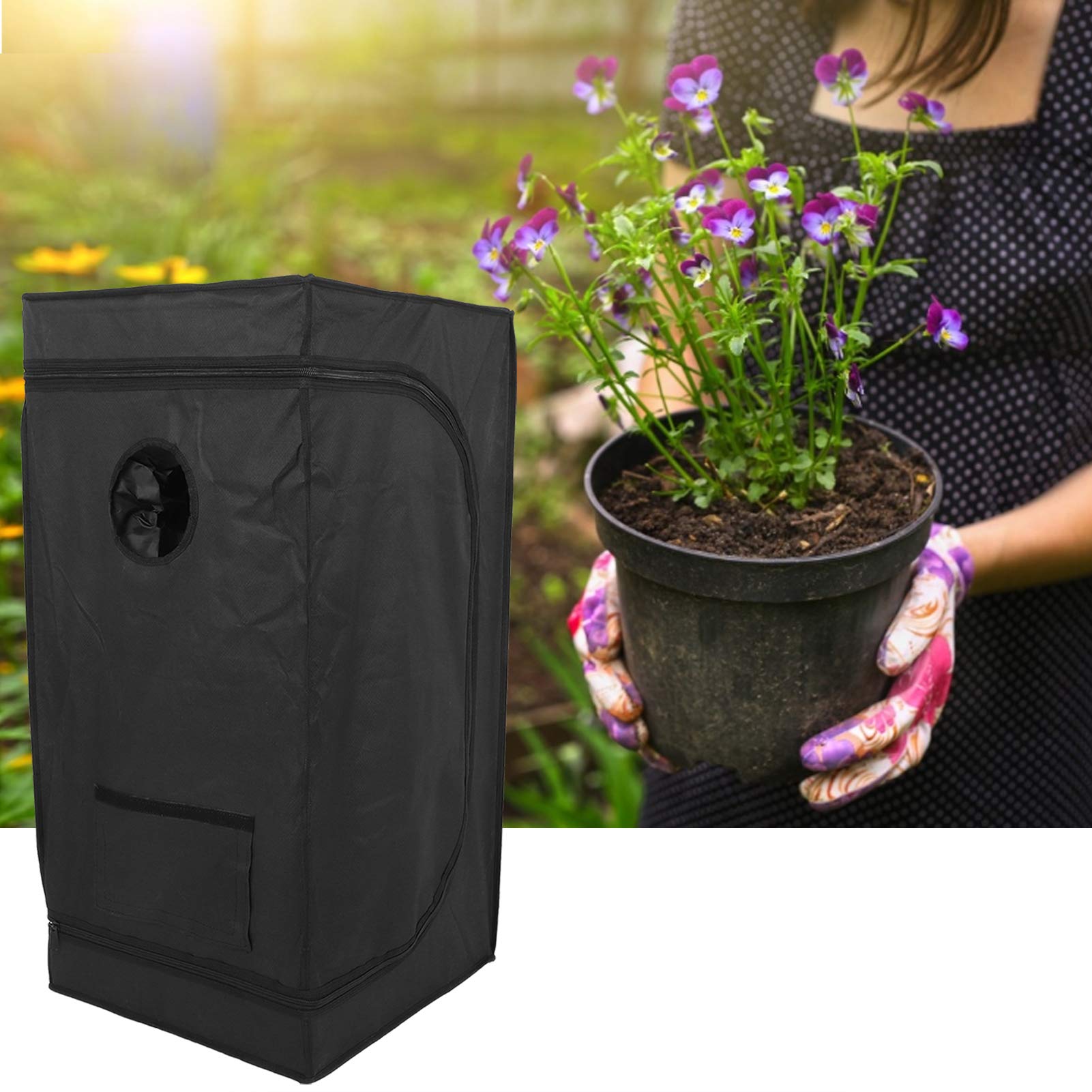 Jeanoko 50x50x100cm Indoor Grow Tent - Non-Toxic Greenhouse for Fruit Planting & Hydroponics | Perfect for Home Gardening, Urban Farming & Indoor Plant Cultivation
