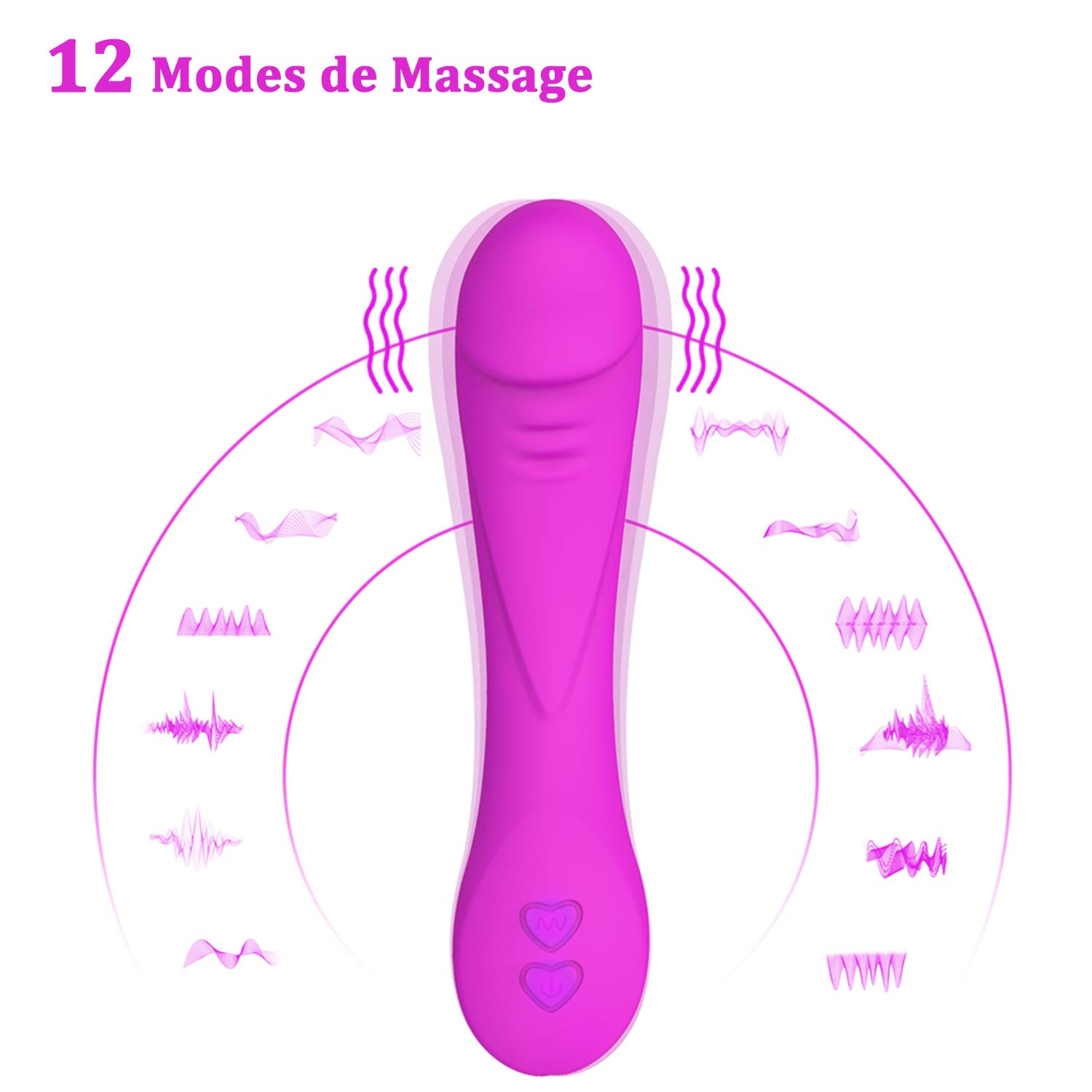 12-Speed Remote Control Clitoral Suction Vibrator for Women - Rechargeable G-Spot & Clitoral Stimulator, Waterproof Couples Sex Toy for Long Distance Play & Intimate Pleasure - Perfect for Solo Use & Couples Play