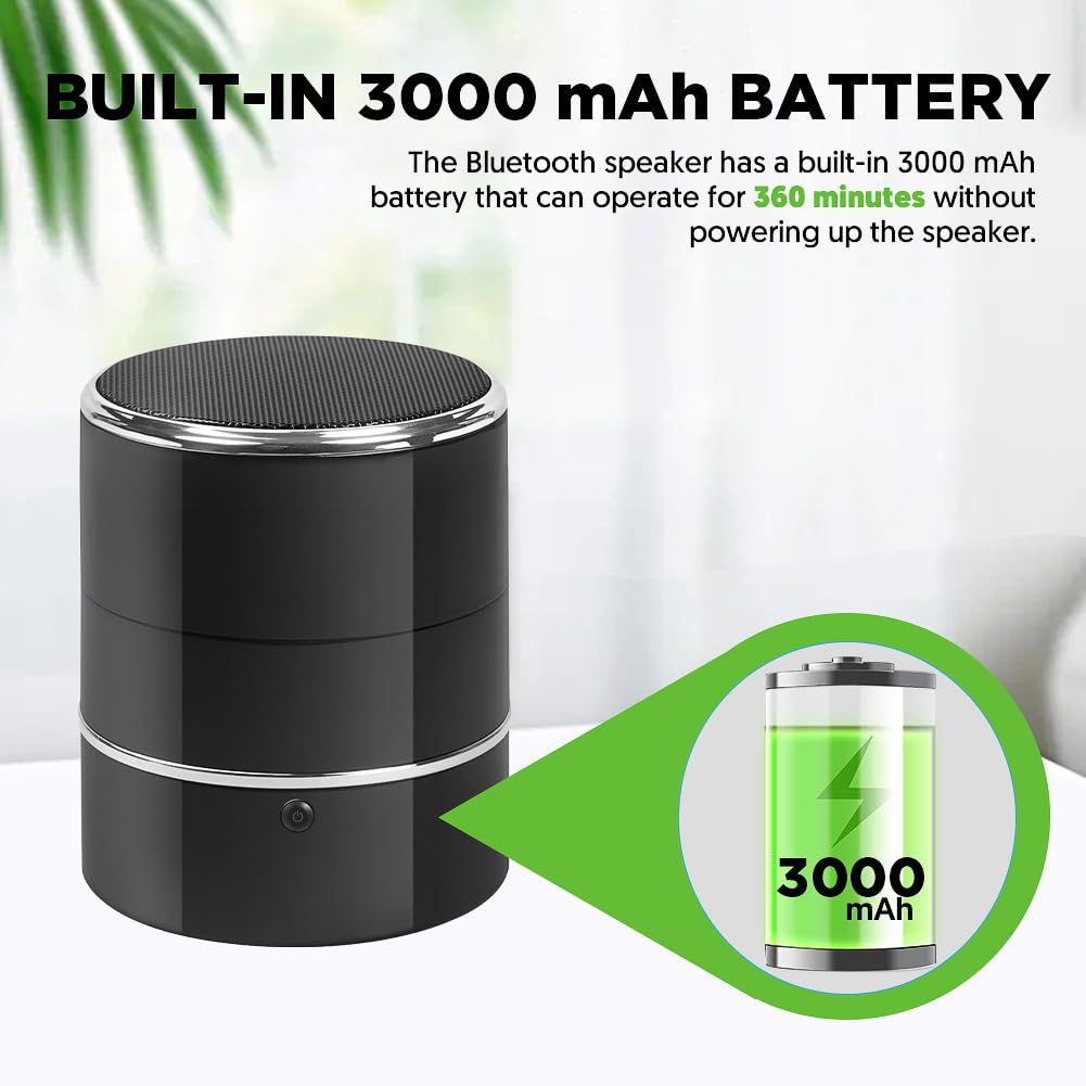 SOPKVL Hidden Spy Camera Bluetooth Speaker - 240° Ultra-Wide Angle Nanny Cam with WiFi Live View & Motion Detection - 2.4/5G Wireless Security Camera for Home, Office, Baby Monitoring & Indoor Surveillance