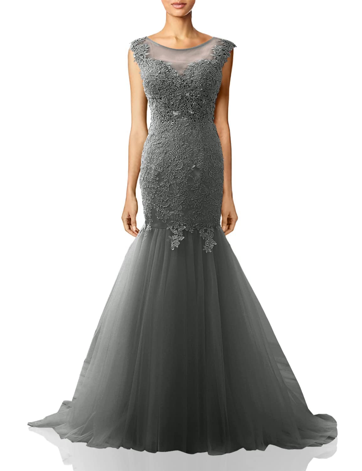 Elegant Lace Long Mermaid Prom Dress for Formal Evening Gowns & Party Wear - Perfect for Homecoming, Prom Night, and Special Occasions