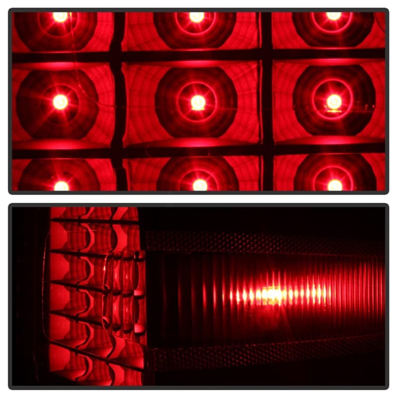 Spyder 9036552 LED Tail Lights - Black/Smoked Lens for Cars, Trucks & SUVs - High Visibility & Durable Auto Lighting for Night Driving & Safety