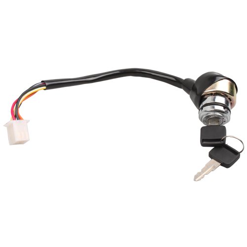 6 Wire Key Ignition Switch for ATV Dirt Bike Quad 4 Wheeler Pit Bike - Waterproof & Durable Replacement Part for Off-Road Vehicles (Perfect for Trail Riding & Racing)