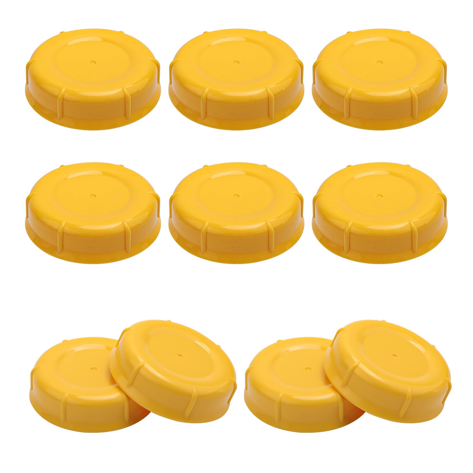 10-Pack Baby Bottle Storage Caps - Travel & Replacement Lids for Lansinoh, MAM, Pigeon Bottles (Orange) | Leak-Proof, Durable Accessories for Daycare, Travel & Home Organization