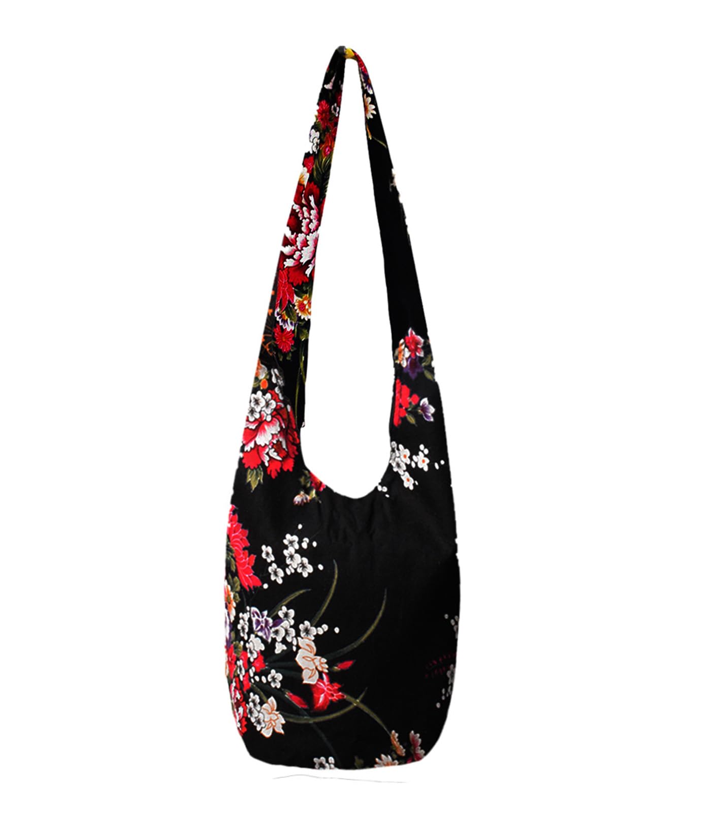 WITERY Women's Crossbody Bag - Large Sling Hobo Handbag with Zip for Shopping & Travel