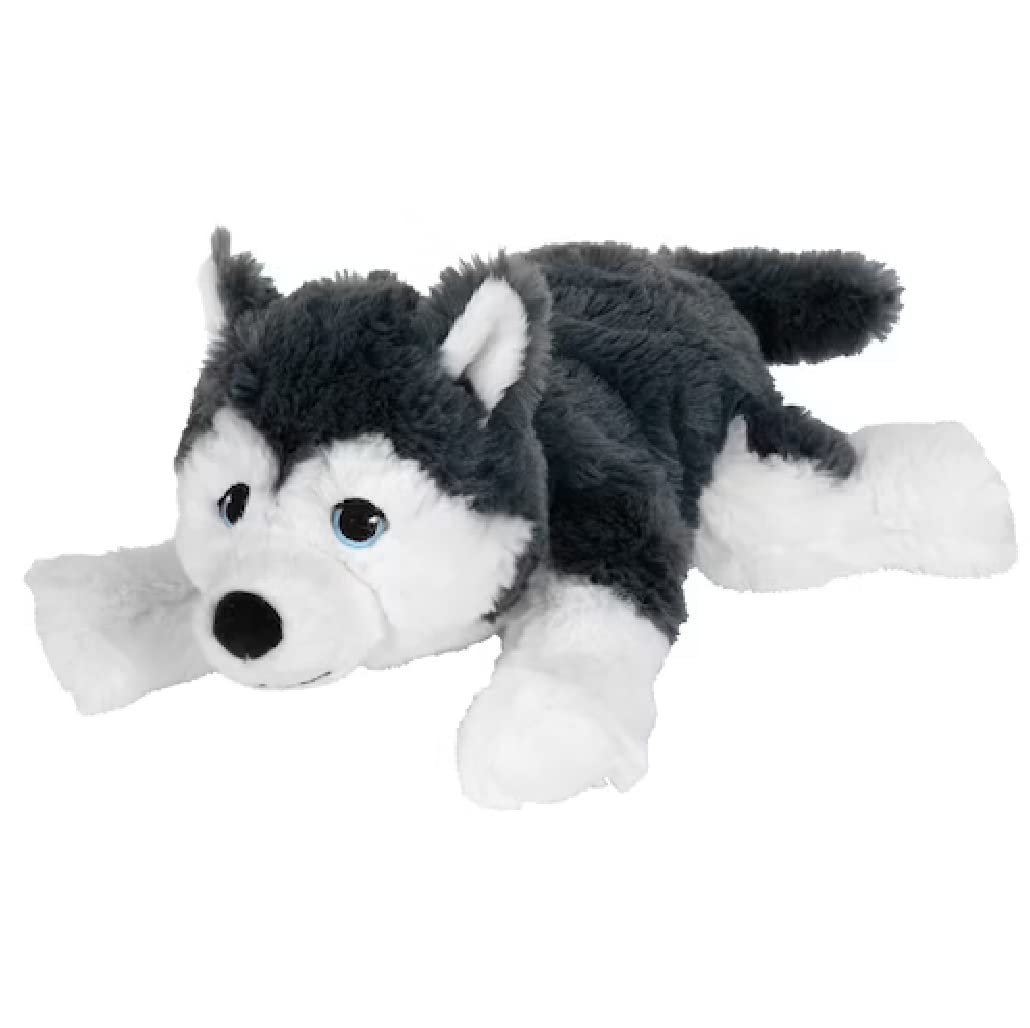 LIVLIG Soft Plush Toy Dog - Siberian Husky Stuffed Animal, 10.25