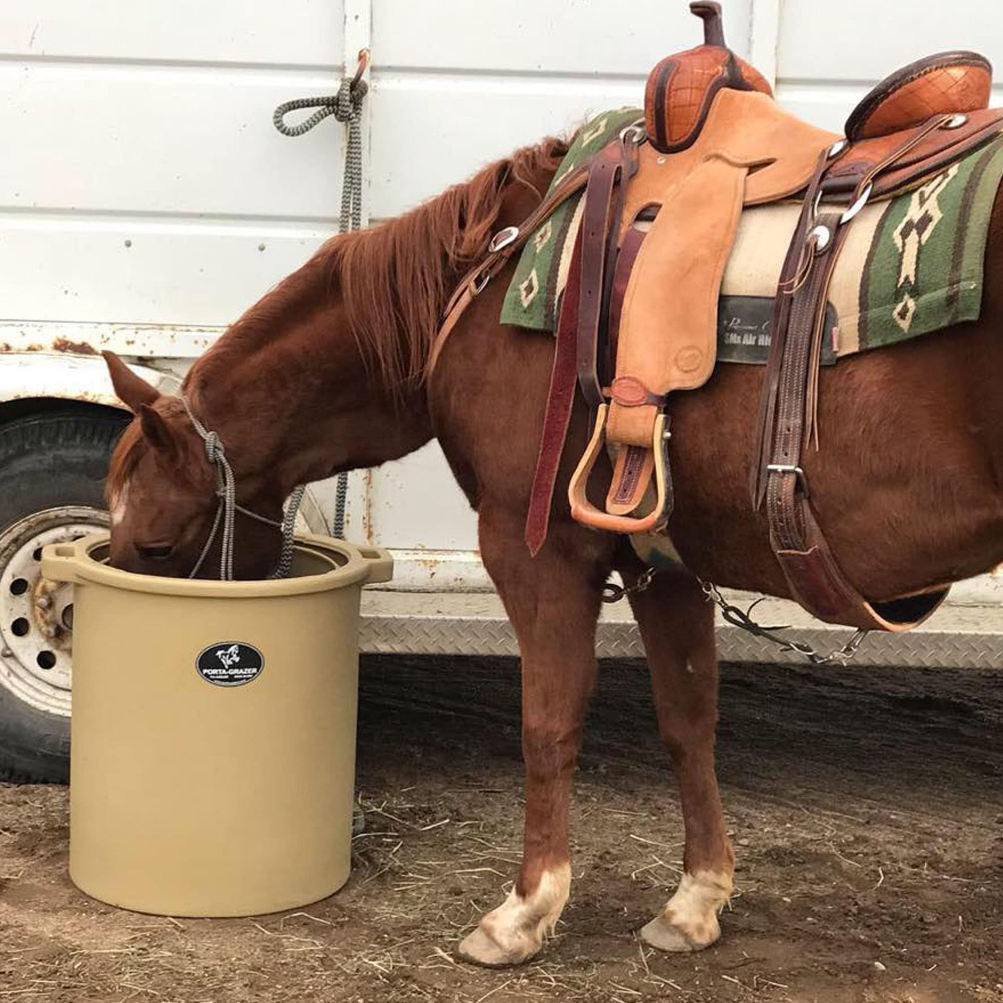 XL Slow Hay Horse Feeder - Large Capacity Grazing Net for Horses, Ponies & Livestock - Perfect for Pasture, Stable & Trail Riding
