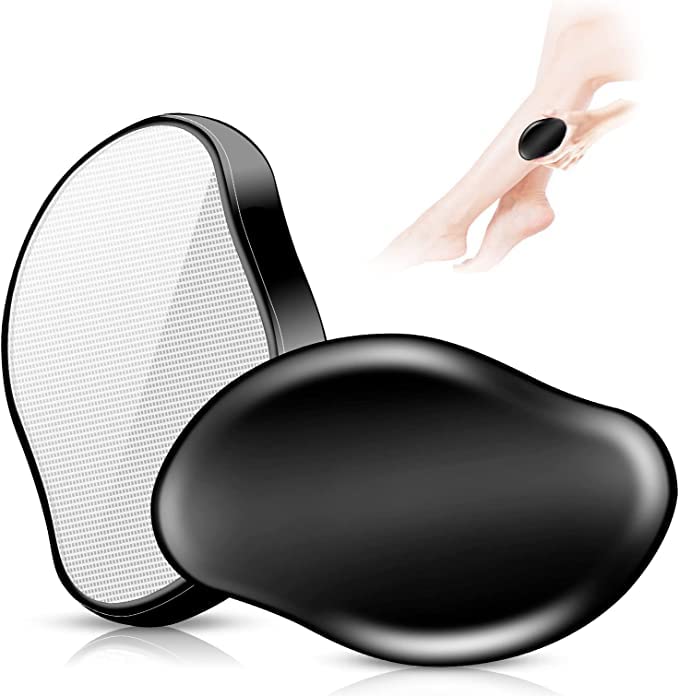 Whixant Crystal Hair Remover Stone - Fast & Easy Magic Crystal Hair Eraser for Smooth Skin | Portable Depilation & Exfoliating Tool for Arms, Legs, Back & Body | Perfect for Travel, Home Spa & Hair Removal On-The-Go - Multicolor