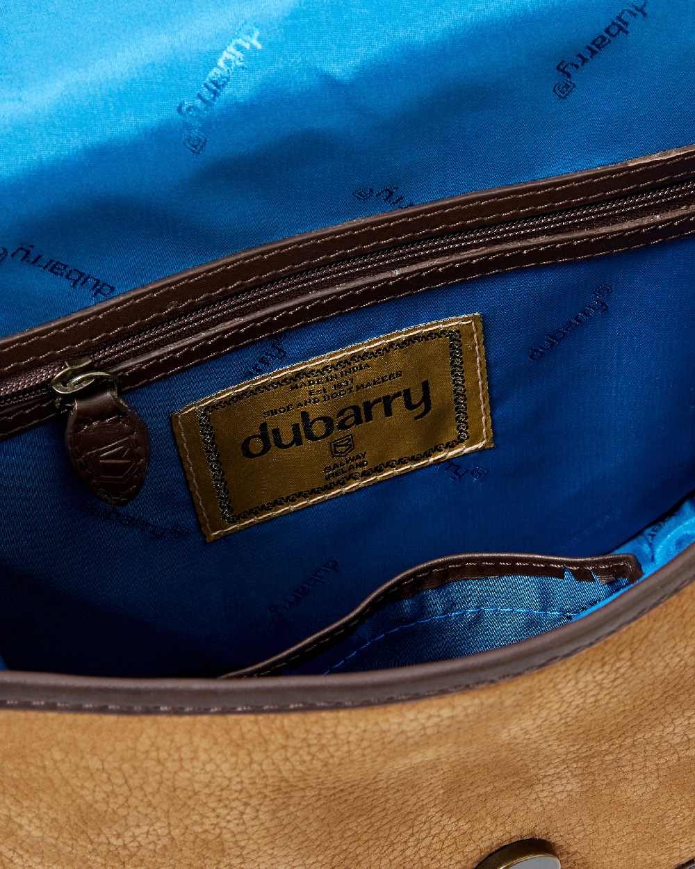 Dubarry Clara Genuine Leather Saddle Bag for Women - Stylish Crossbody Purse for Equestrian, Riding & Everyday Use