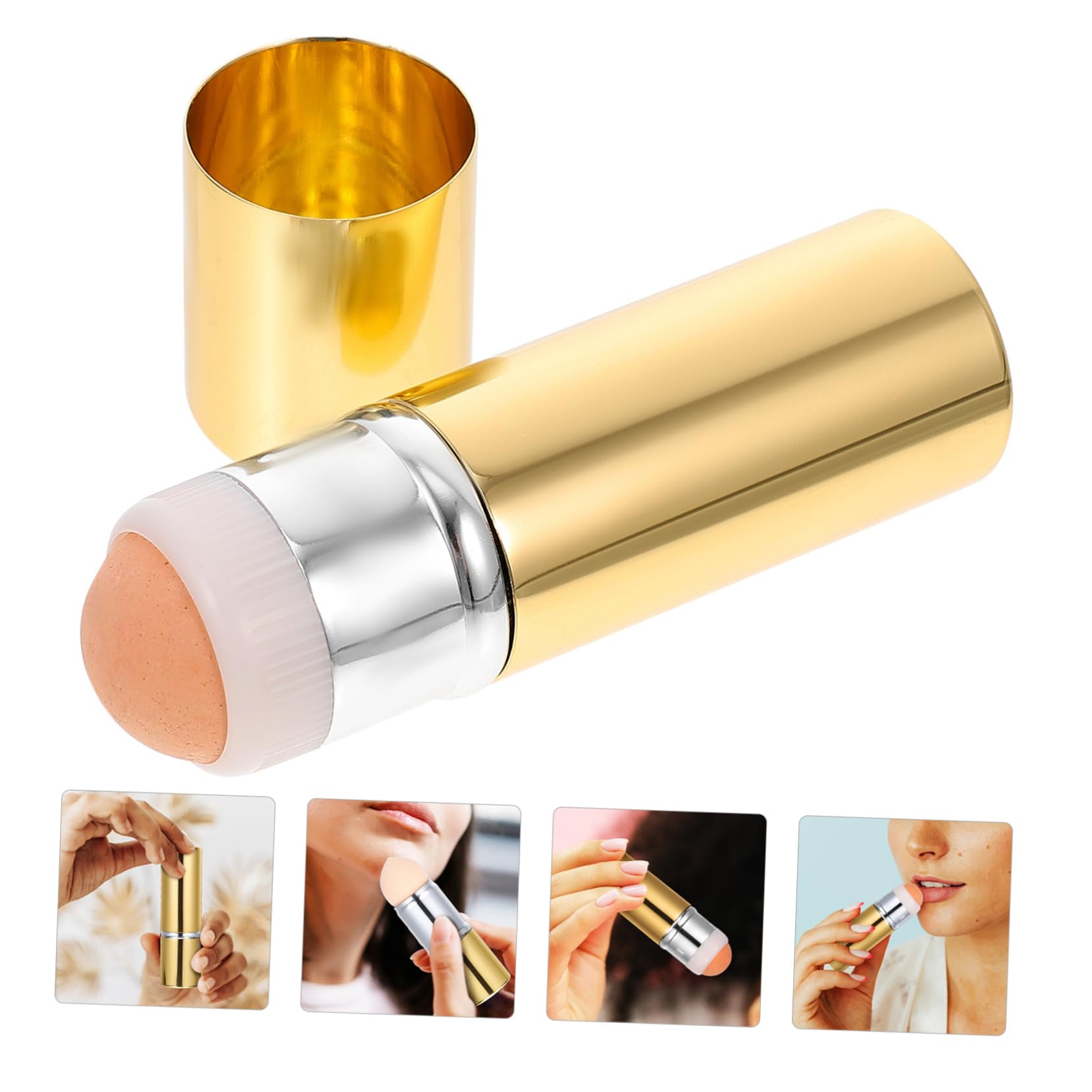 FOMIYES Dual Use Volcanic Oil Absorbing Roller - Face Massage Tool for Oil Control & Skin Refreshing - Portable Beauty Roller for Oily Skin & Makeup Touch Ups - Perfect for Home, Office & Travel Skincare Routine