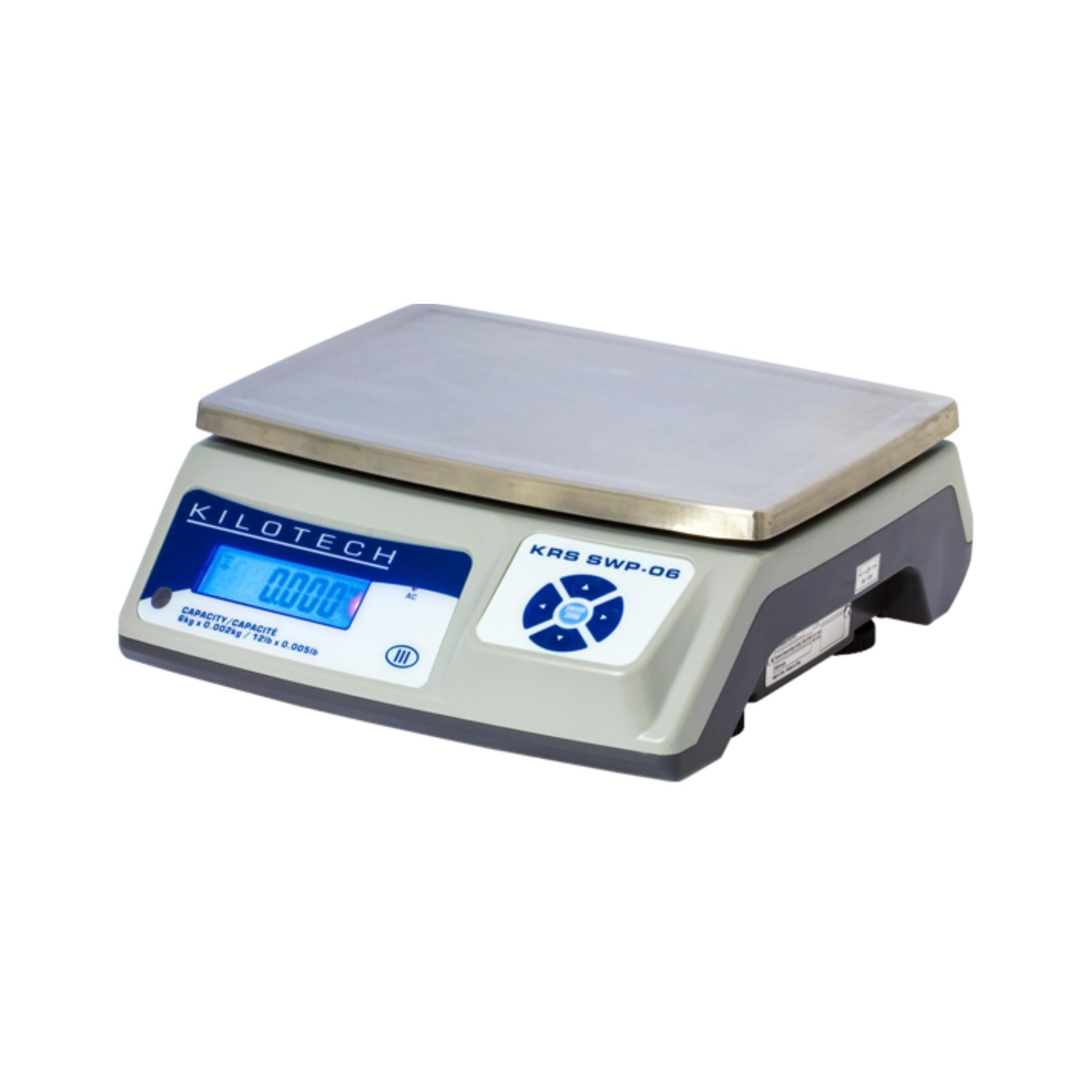 Kilotech KRS SWP POS Interface Scale - High Precision Digital Weighing Scale for Retail, Shipping & Inventory - Perfect for Supermarkets, Warehouses & E-commerce Businesses