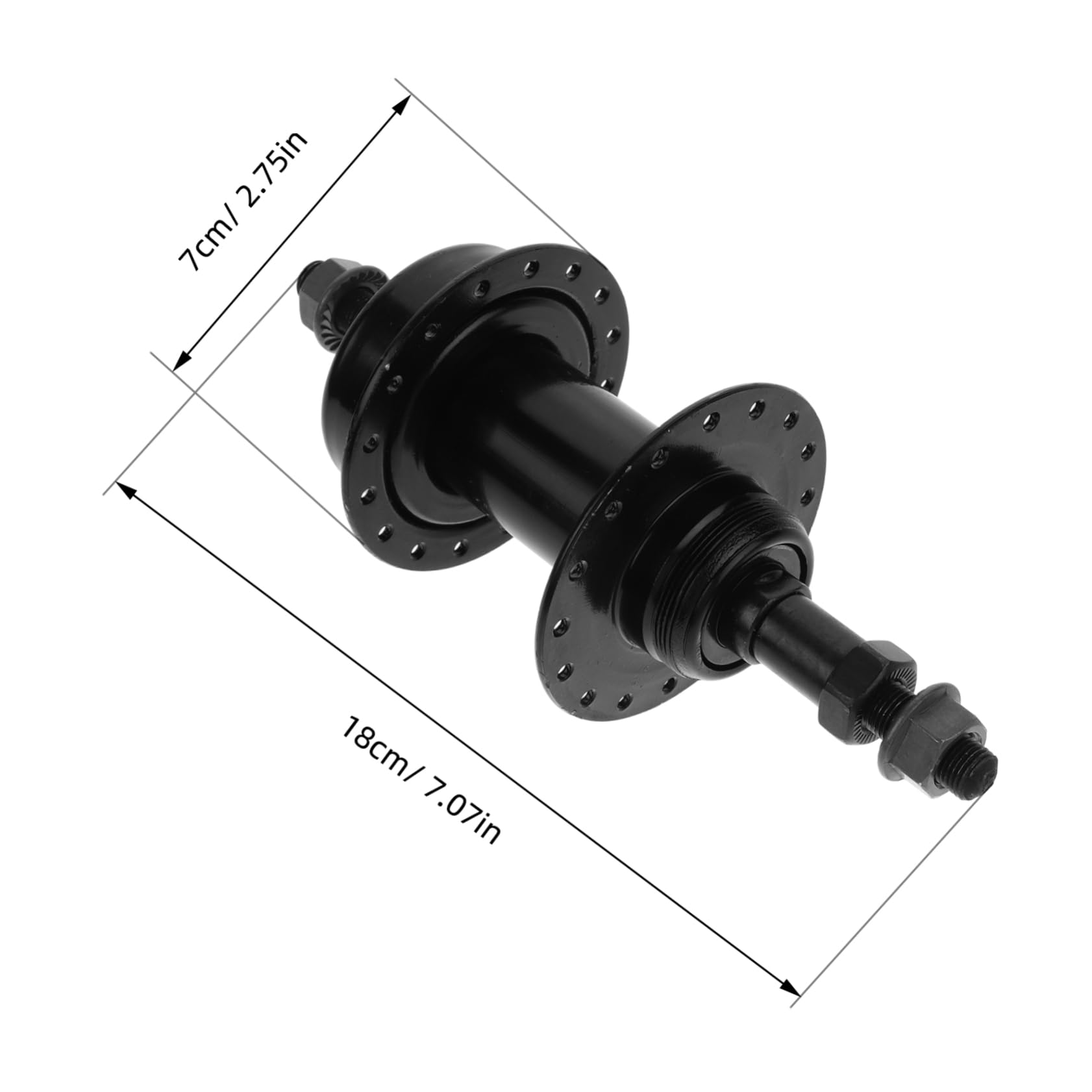 BESPORTBLE 1pc Bicycle Hub Seals & Bearings - 32 Hole Low-Friction Hub for Mountain Bikes - Durable Wheel Spindle & Bike Repair Tool - Perfect for Cycling Maintenance & Off-Road Adventures