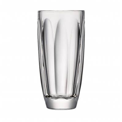 Elegant Boudoir Tall Drinking Glass Set - 16oz Crystal Clear Highball Glasses for Cocktails, Iced Coffee & Smoothies - Perfect for Home Bar, Parties & Romantic Dinners